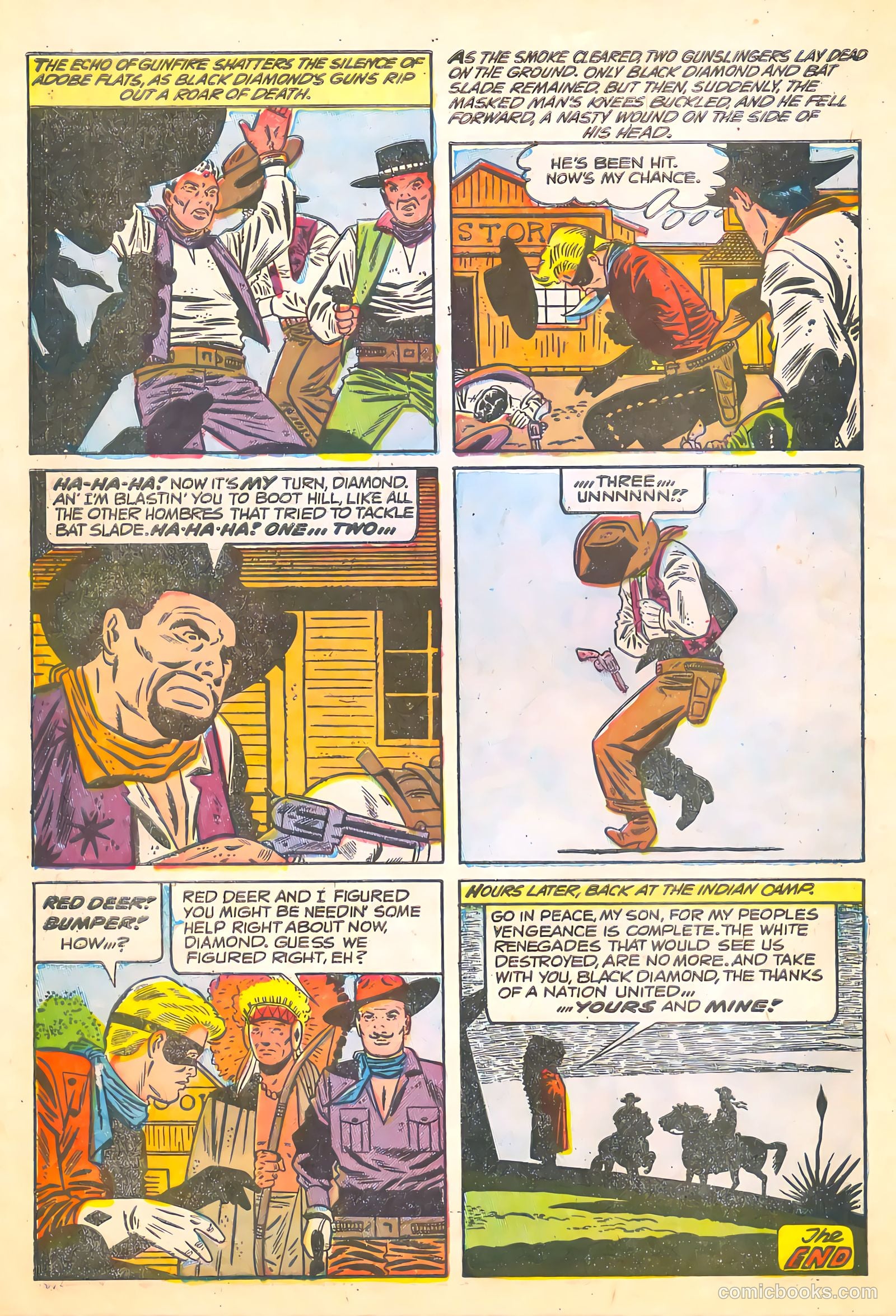 Black Diamond Western #55 (1955) — page 8