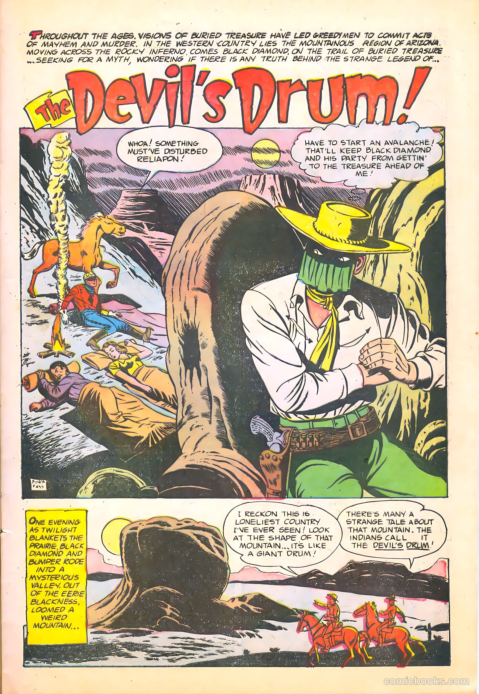 Black Diamond Western #55 (1955) — page 9