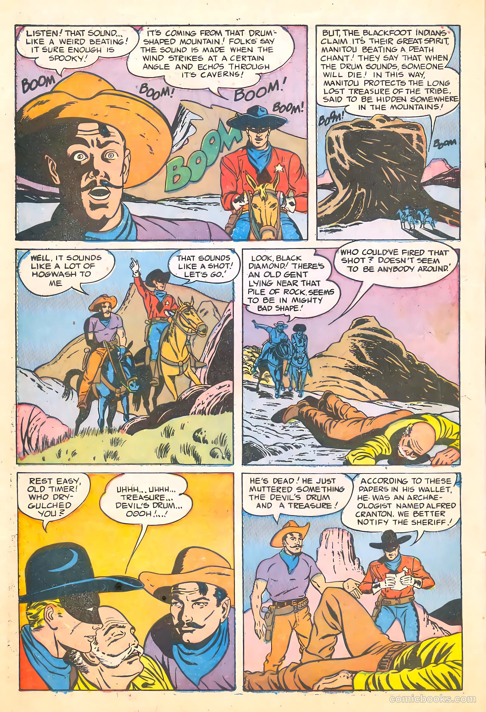 Black Diamond Western #55 (1955) — page 10