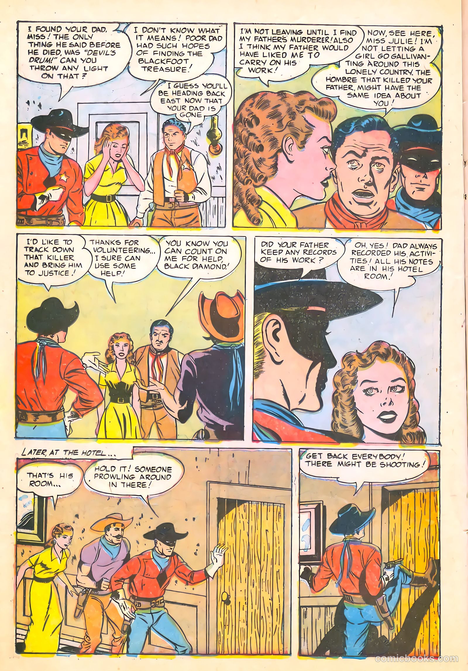 Black Diamond Western #55 (1955) — page 12