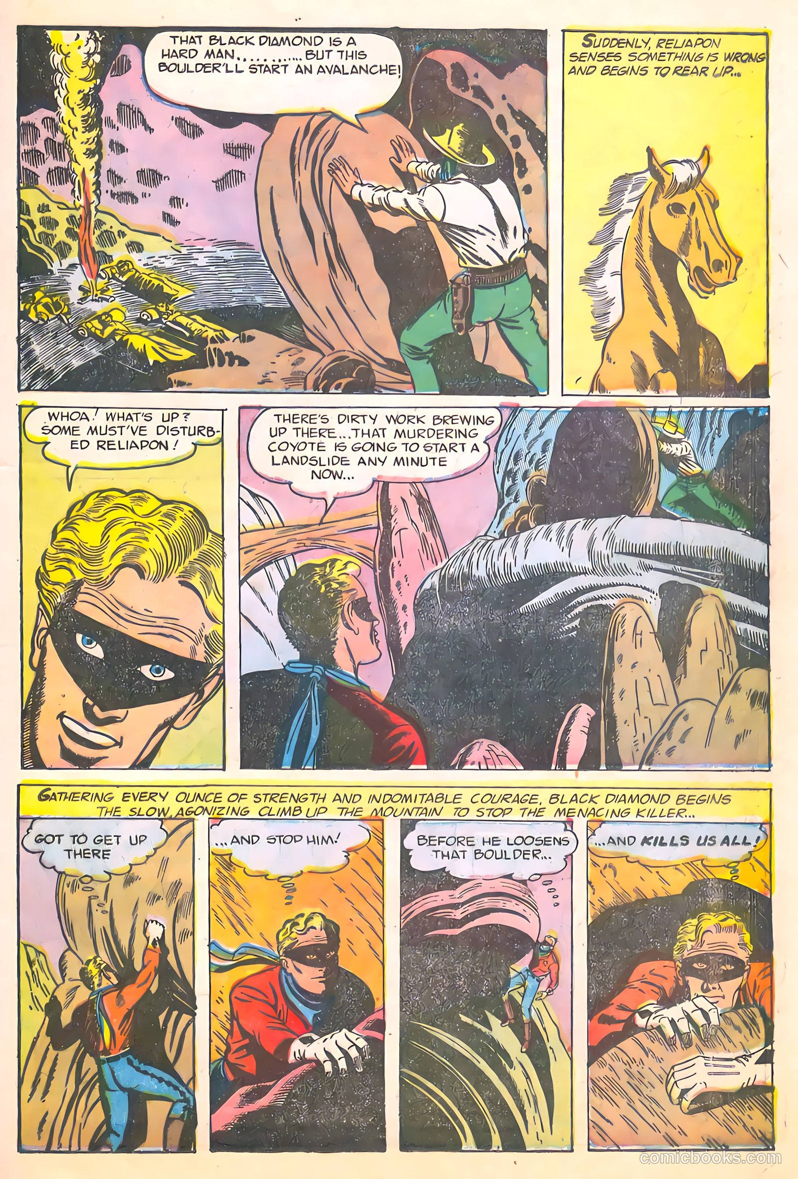 Black Diamond Western #55 (1955) — page 15
