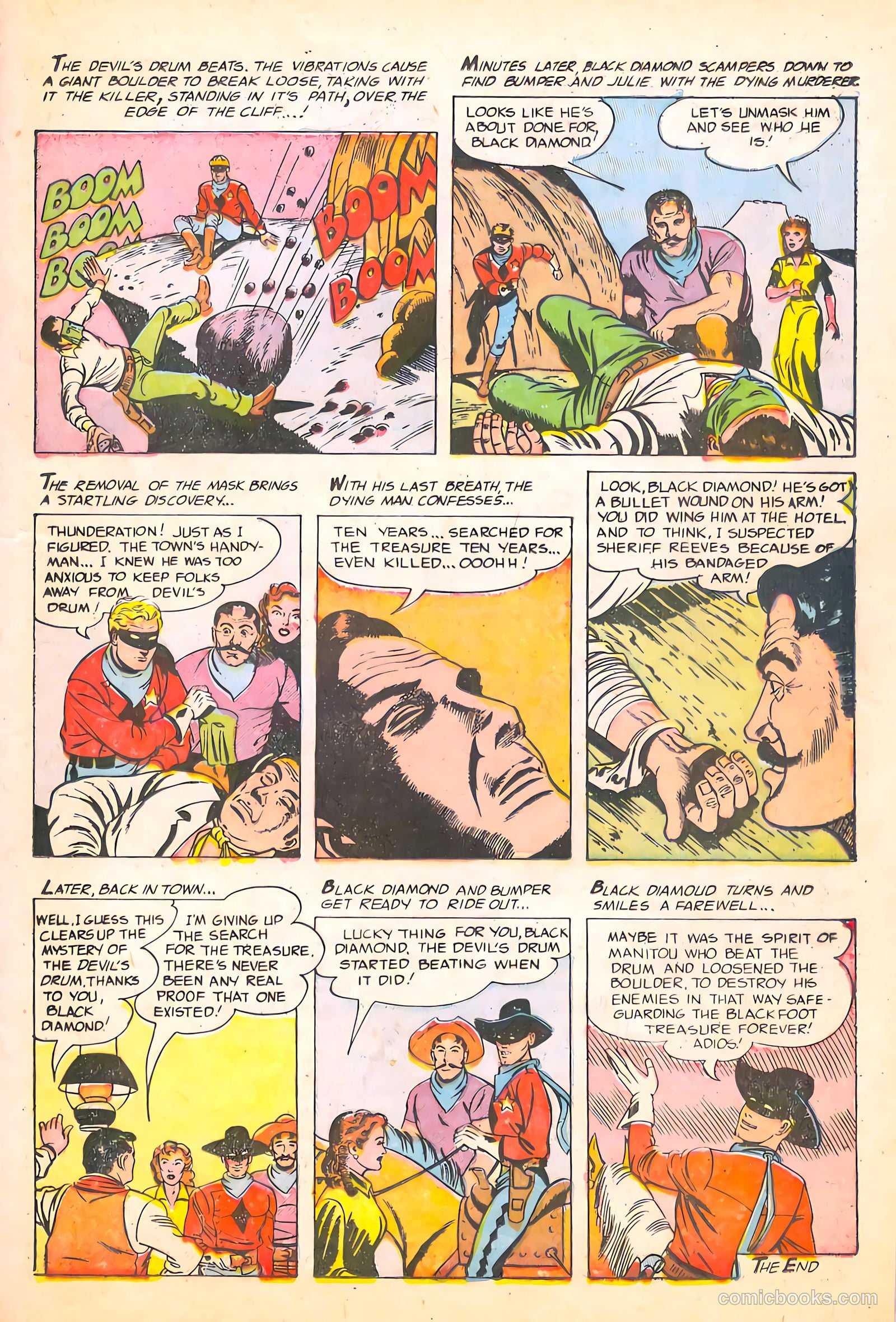 Black Diamond Western #55 (1955) — page 17