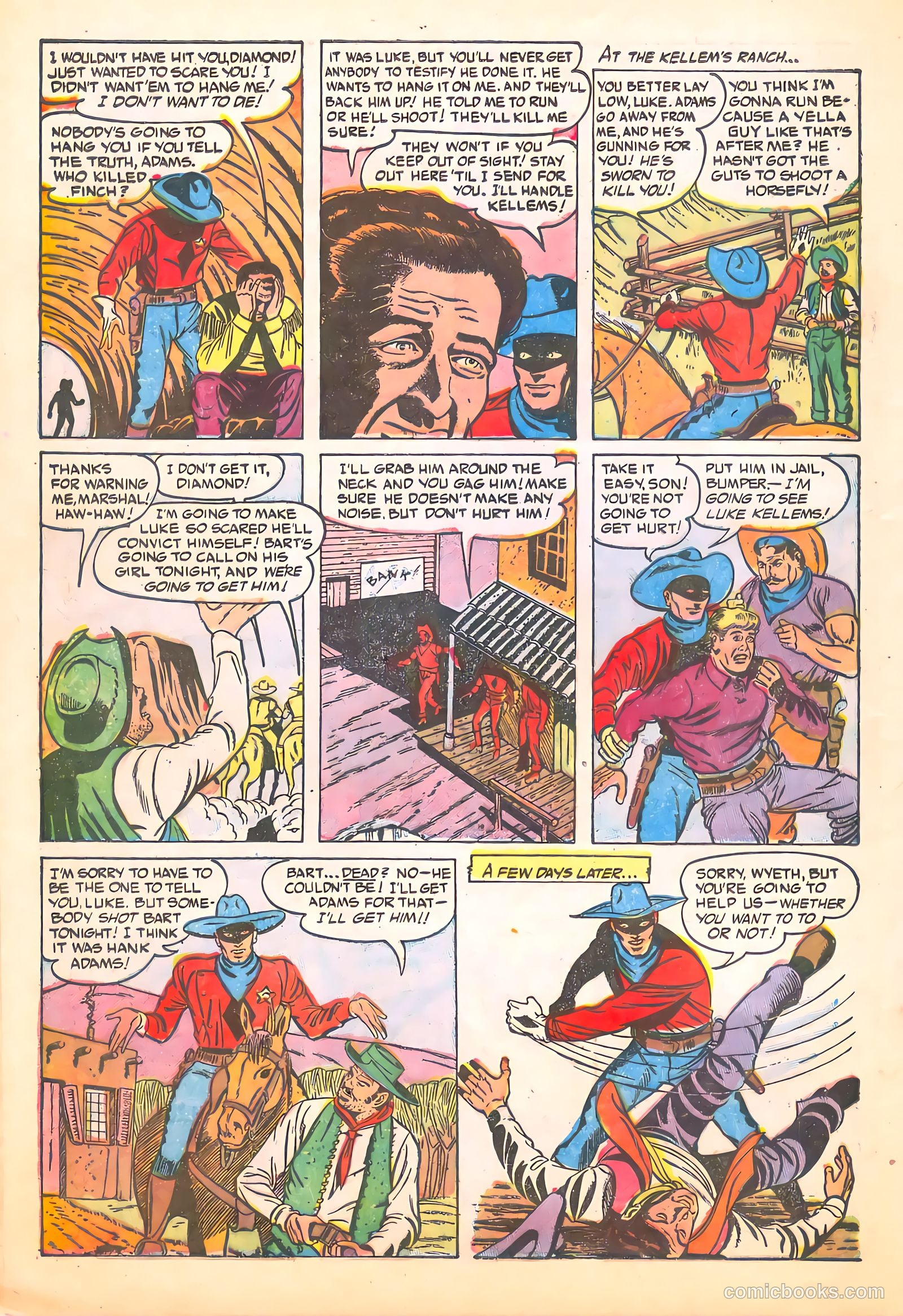 Black Diamond Western #55 (1955) — page 22