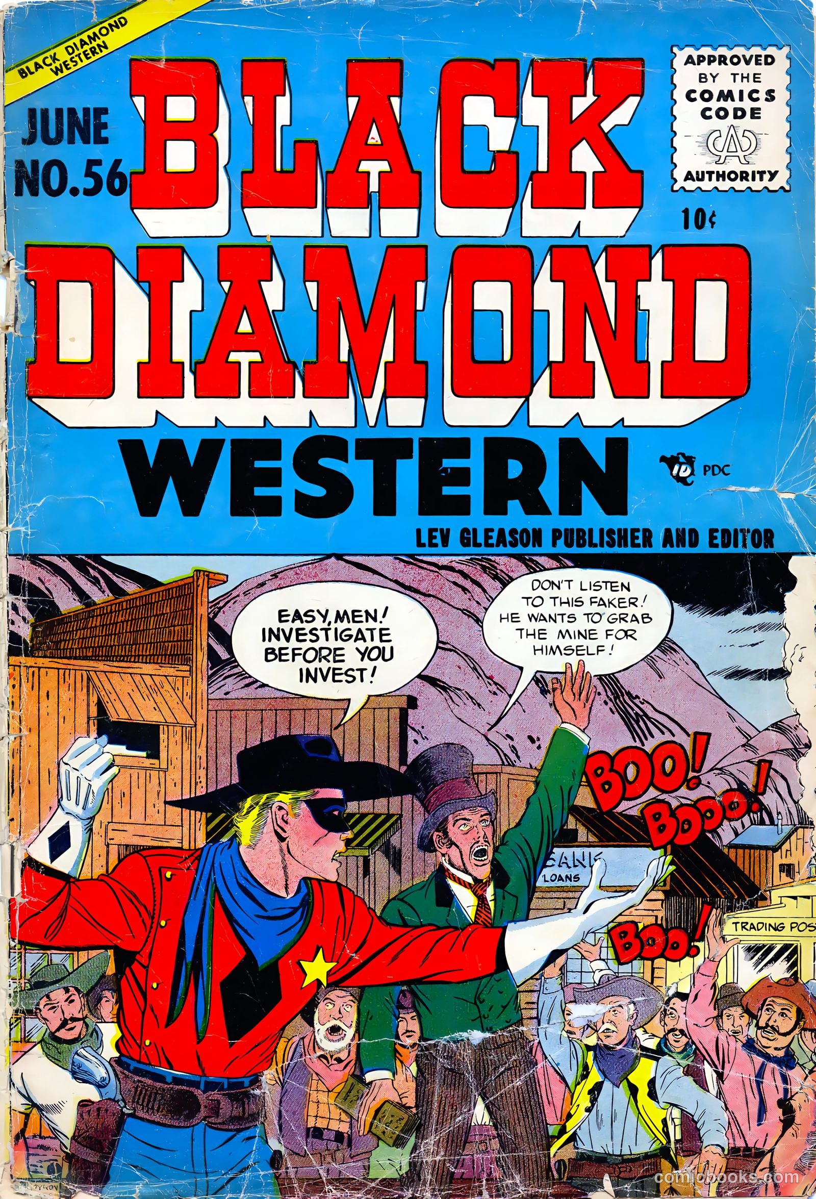Black Diamond Western #56 (1955) — page 1