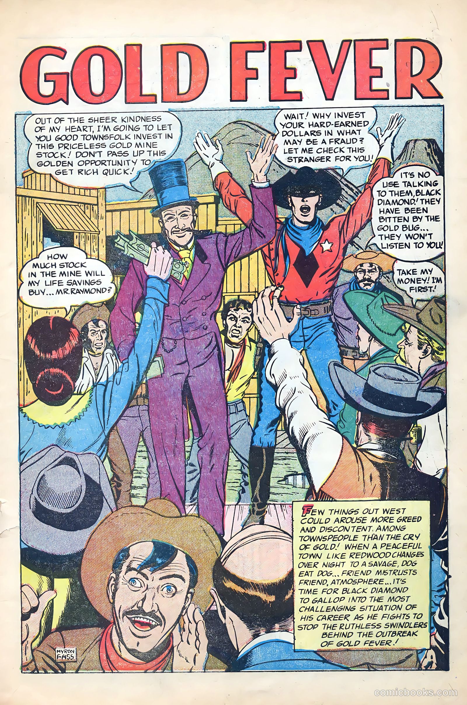 Black Diamond Western #56 (1955) — page 3