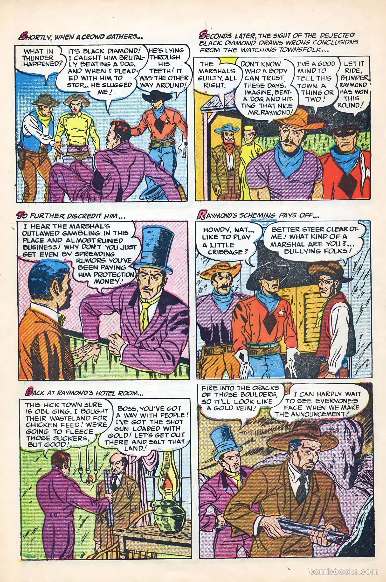 Black Diamond Western #56 (1955) — page 6