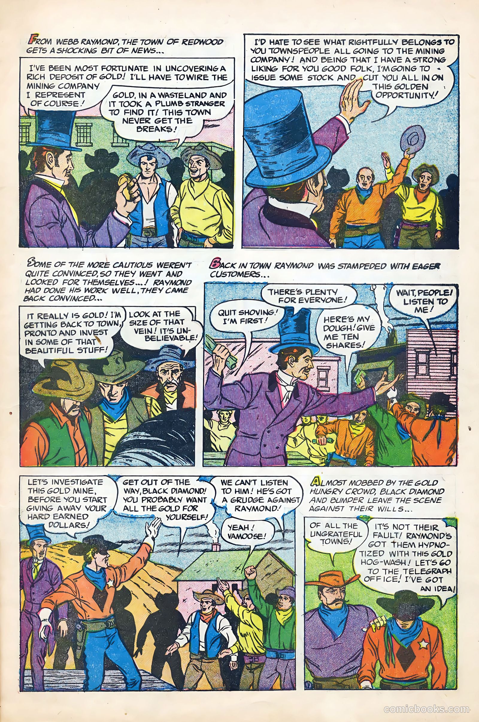 Black Diamond Western #56 (1955) — page 7
