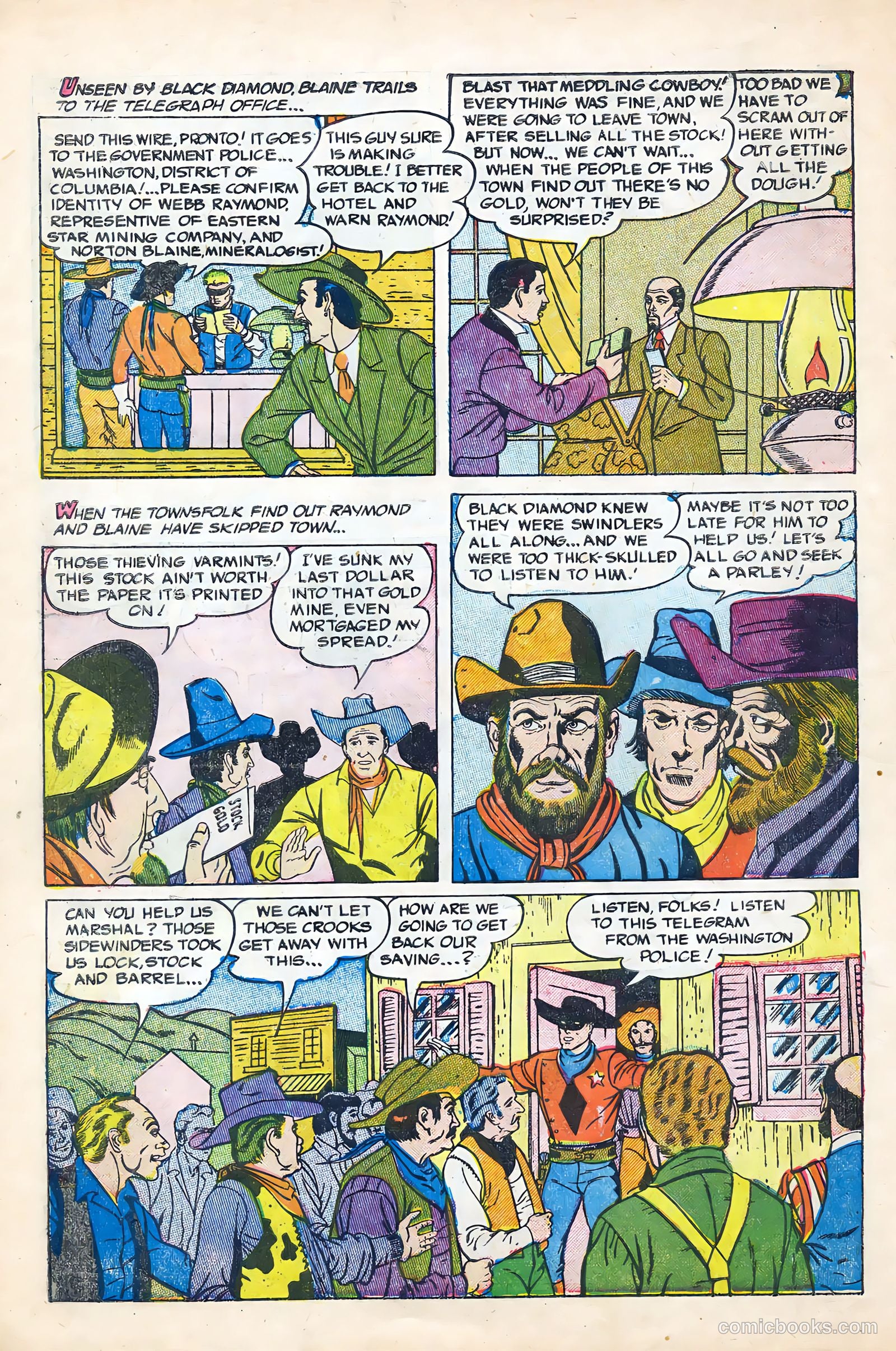 Black Diamond Western #56 (1955) — page 8