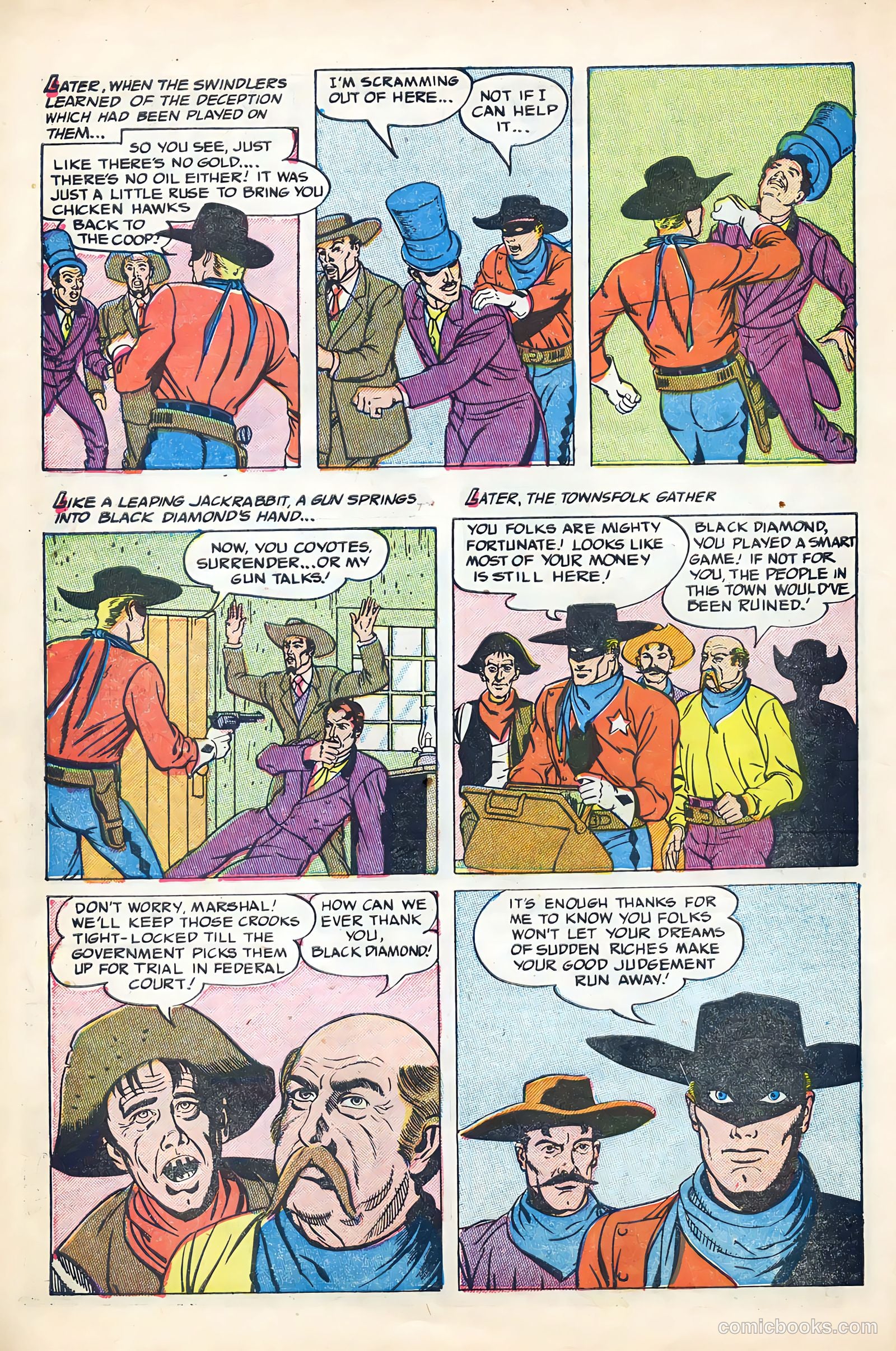 Black Diamond Western #56 (1955) — page 10