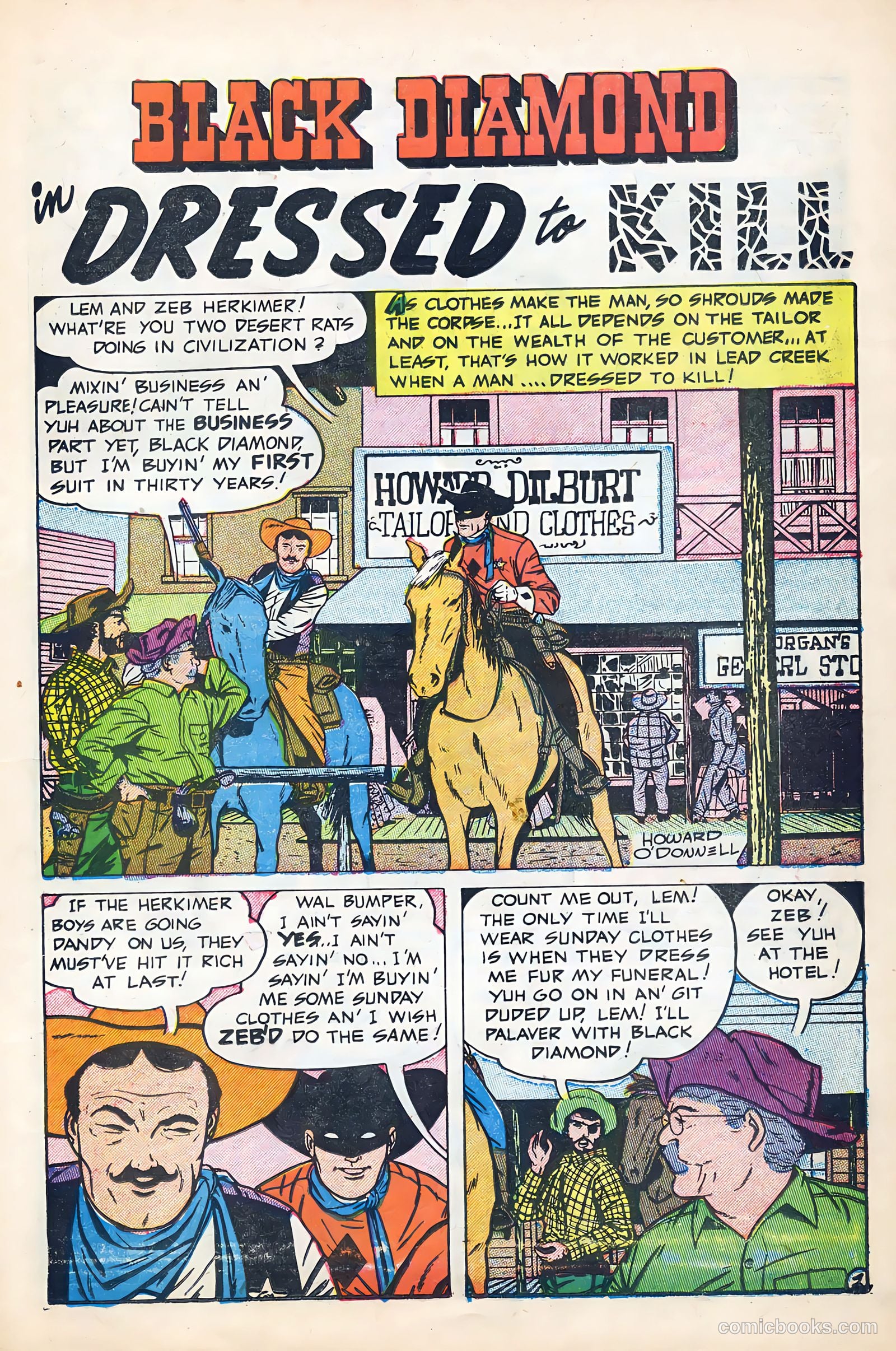 Black Diamond Western #56 (1955) — page 11
