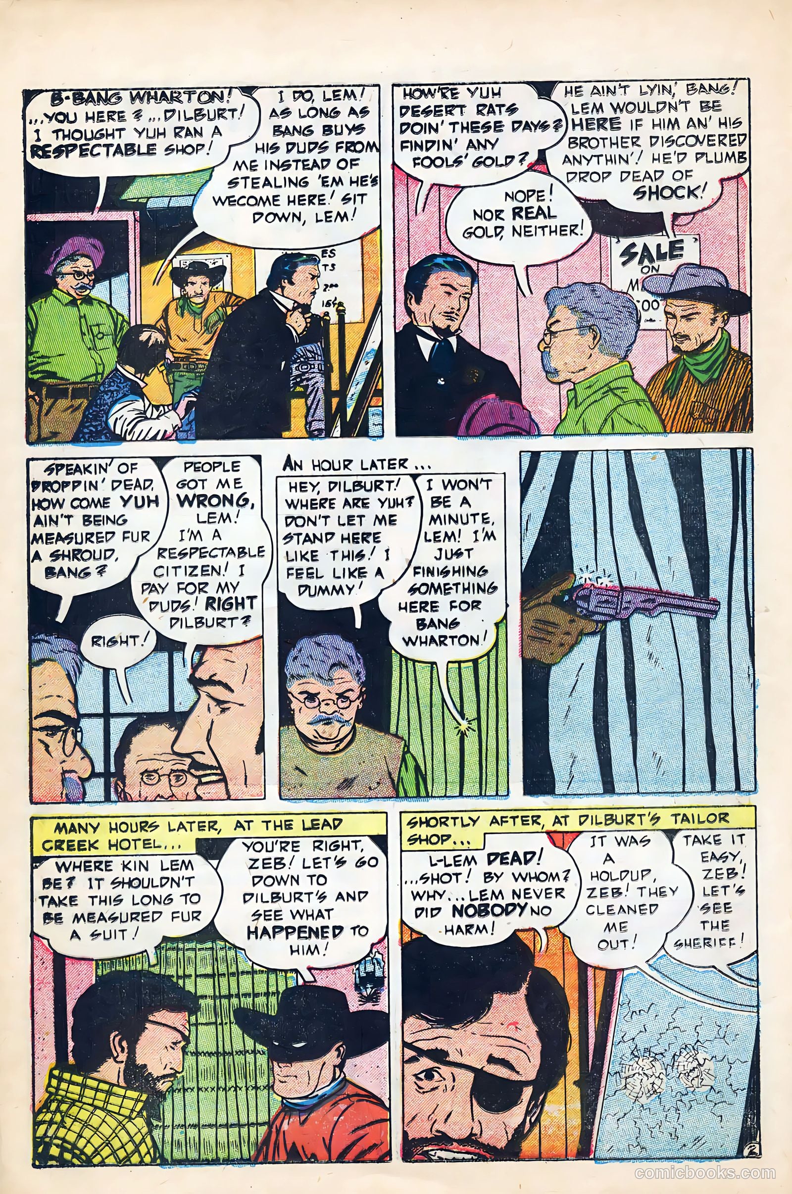 Black Diamond Western #56 (1955) — page 12