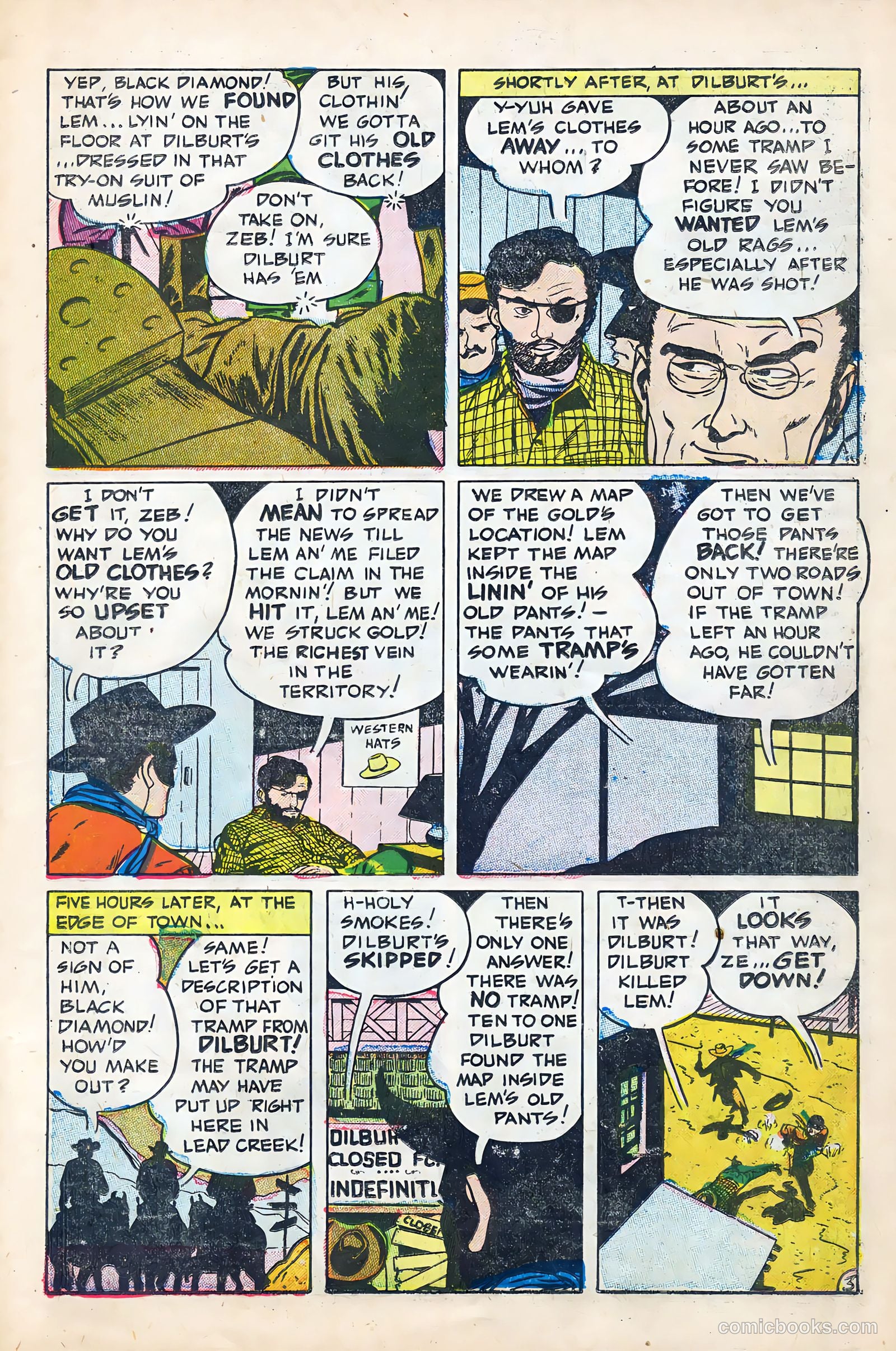 Black Diamond Western #56 (1955) — page 13