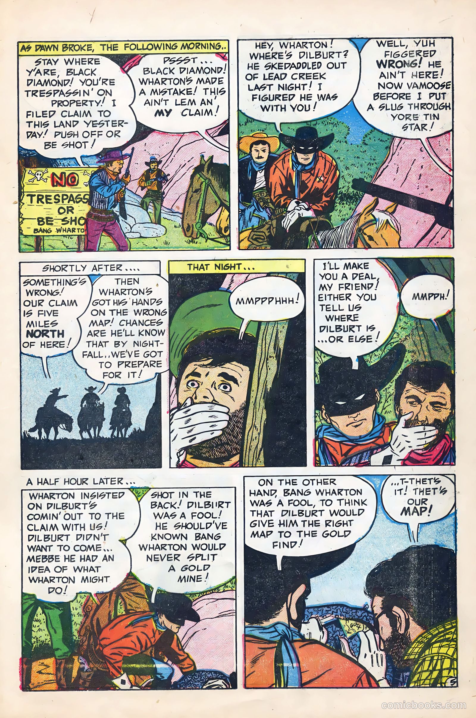 Black Diamond Western #56 (1955) — page 15