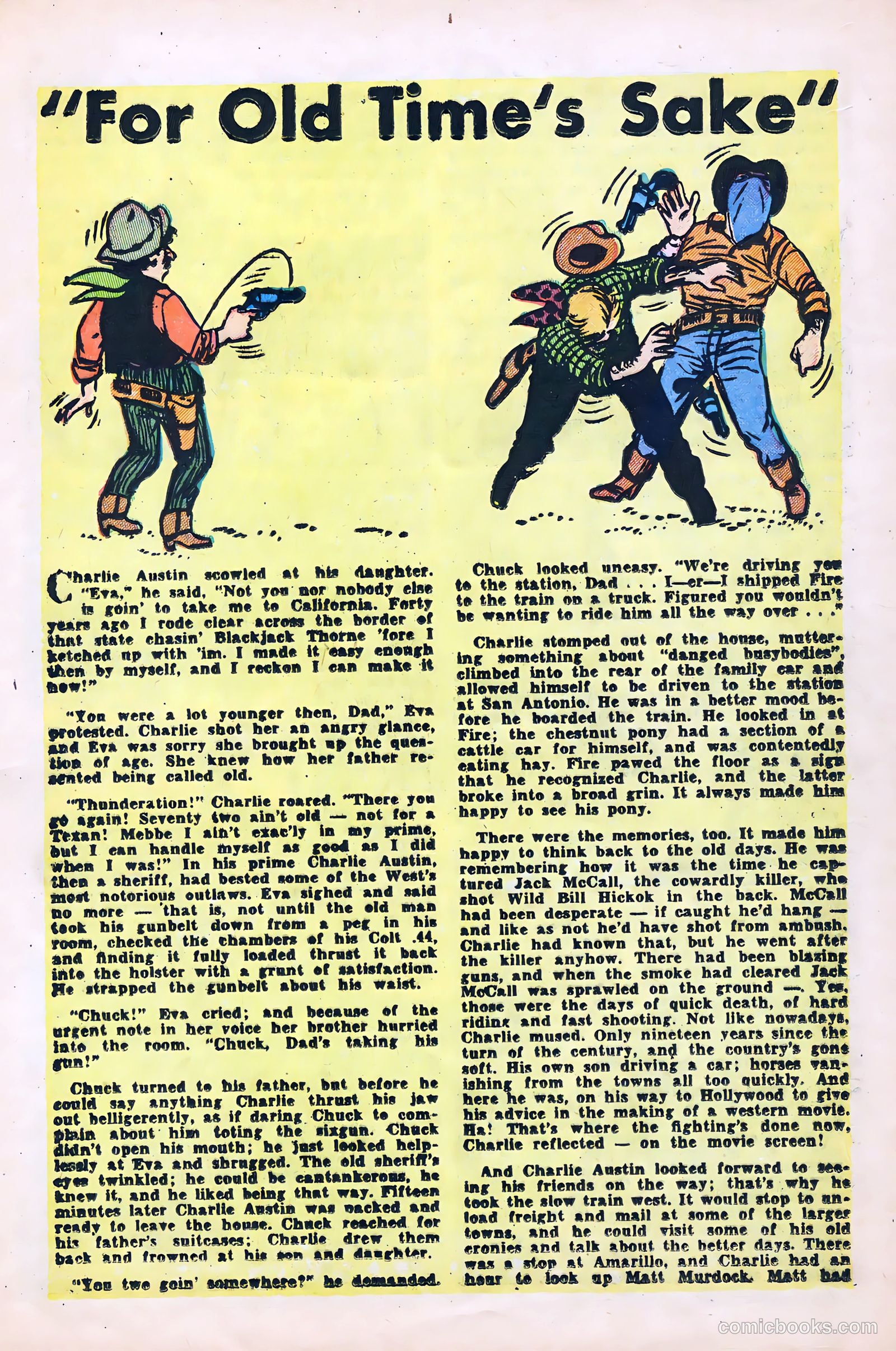Black Diamond Western #56 (1955) — page 17