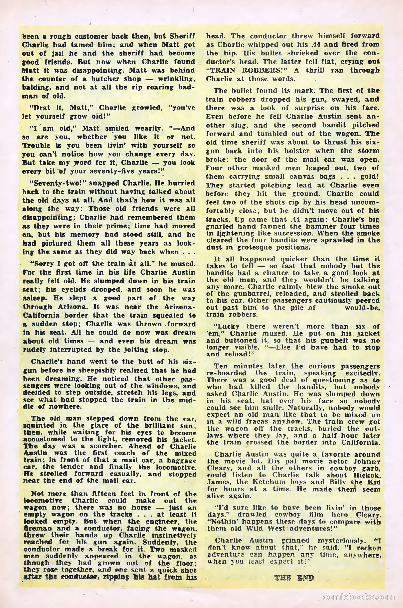 Black Diamond Western #56 (1955) — page 18