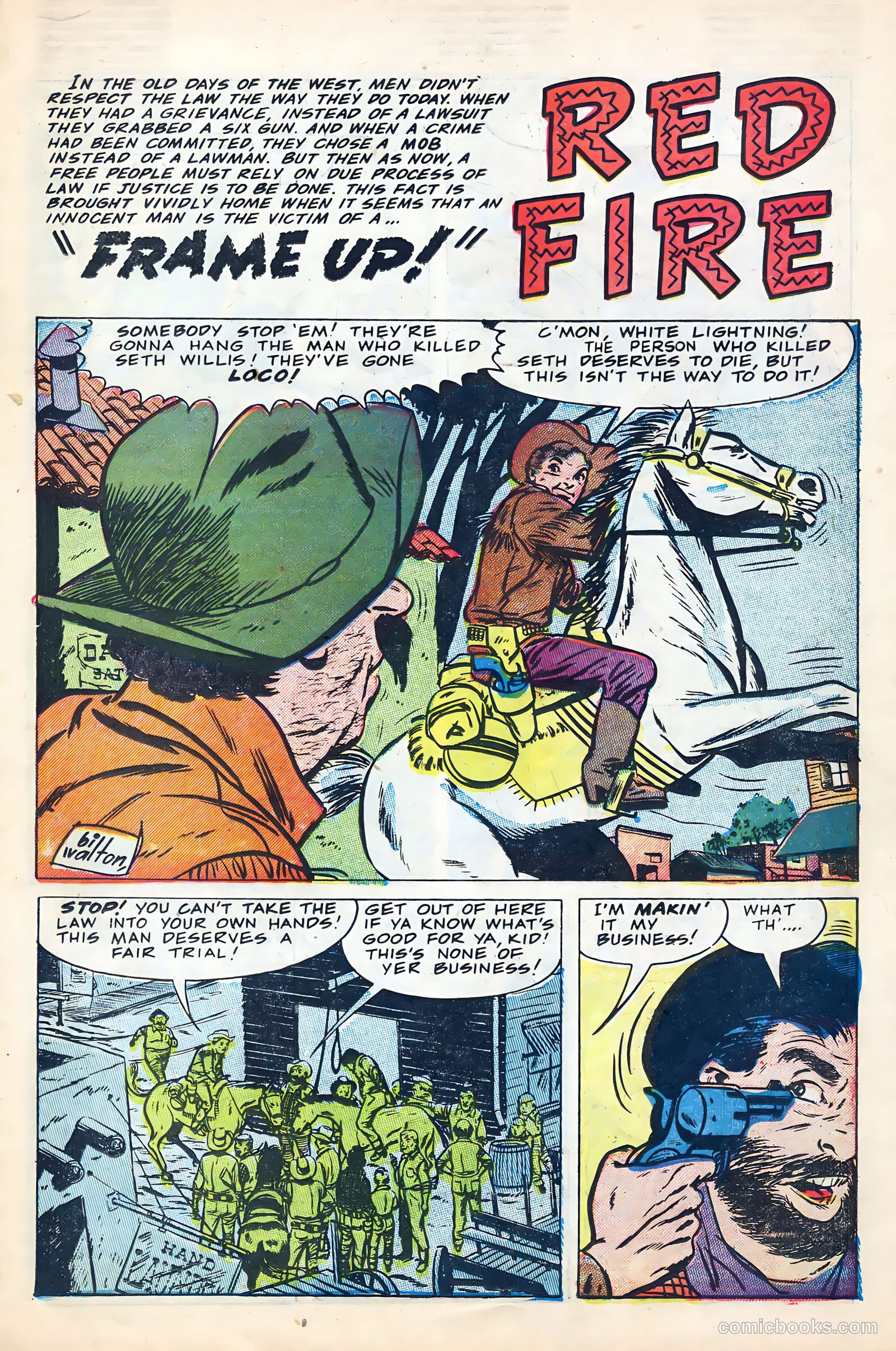 Black Diamond Western #56 (1955) — page 19