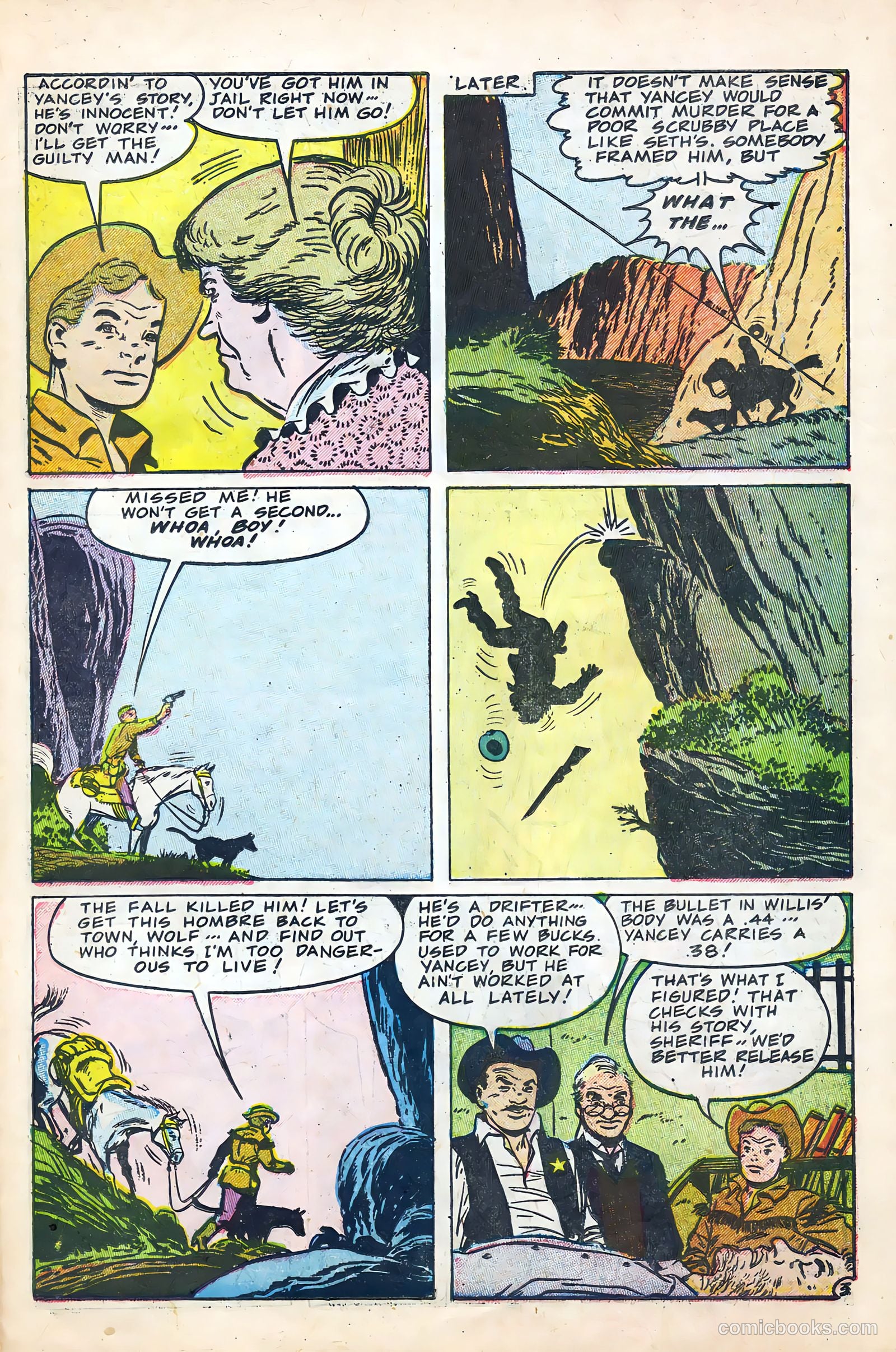 Black Diamond Western #56 (1955) — page 21