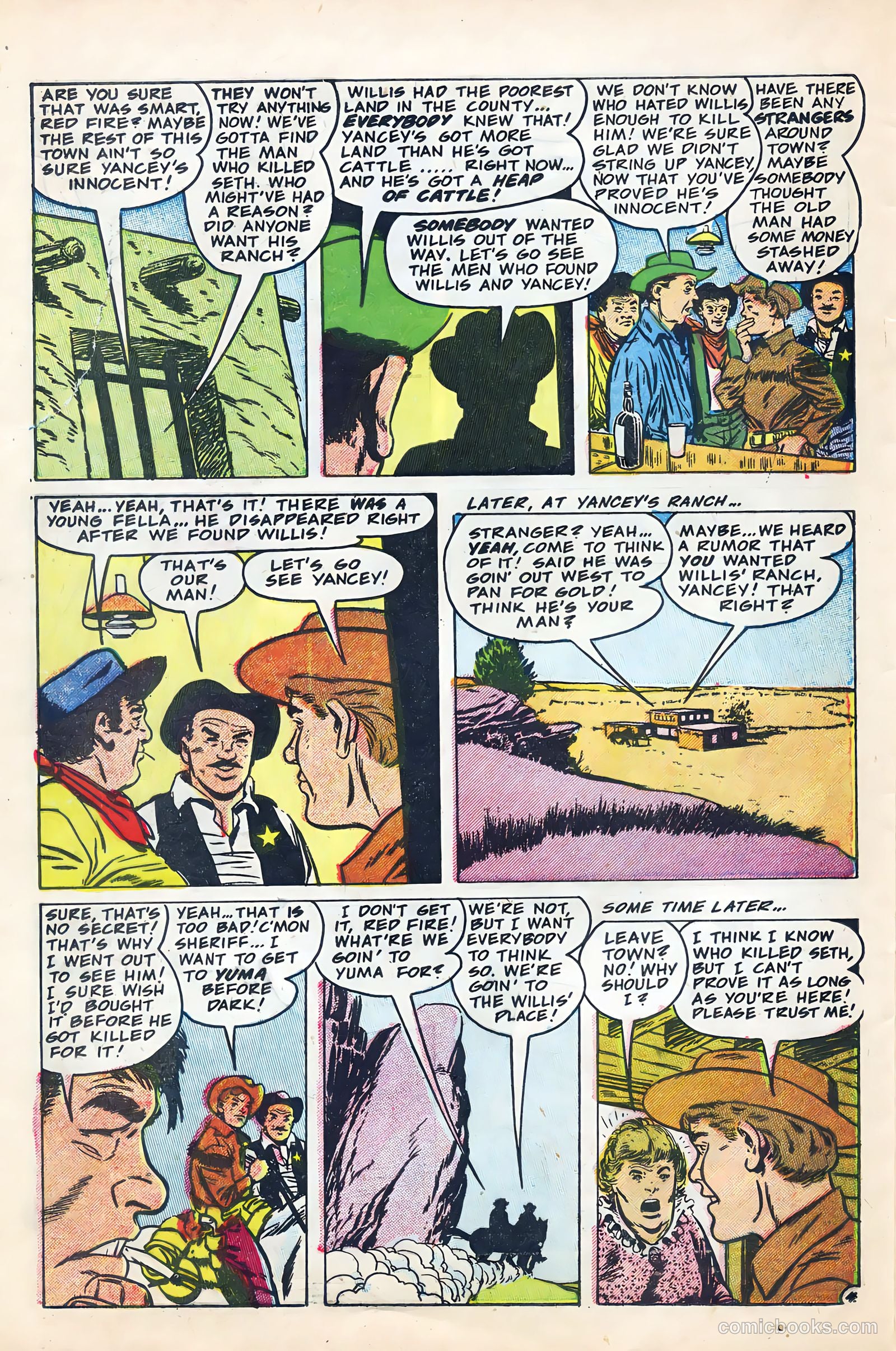 Black Diamond Western #56 (1955) — page 22