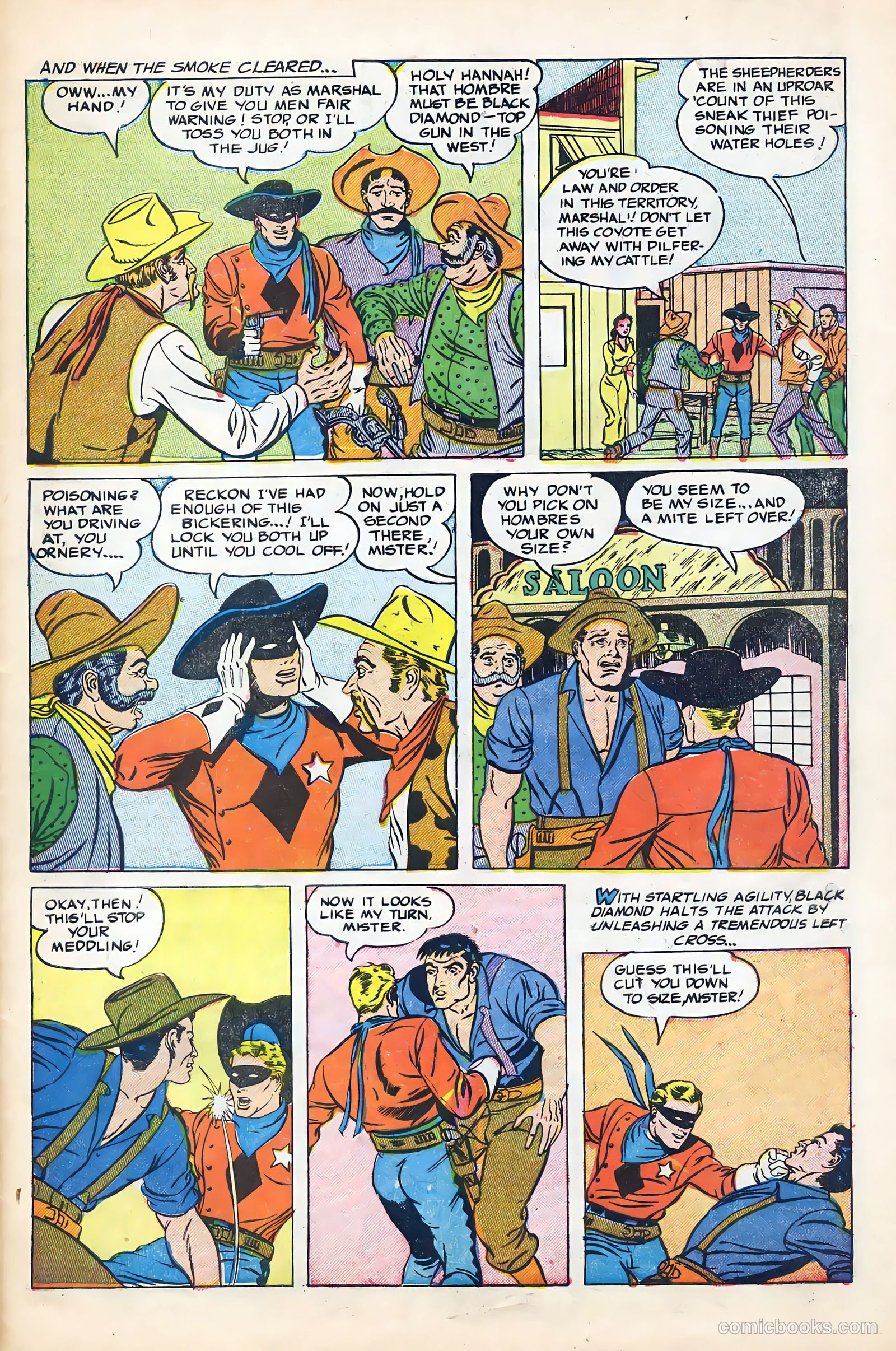 Black Diamond Western #56 (1955) — page 27