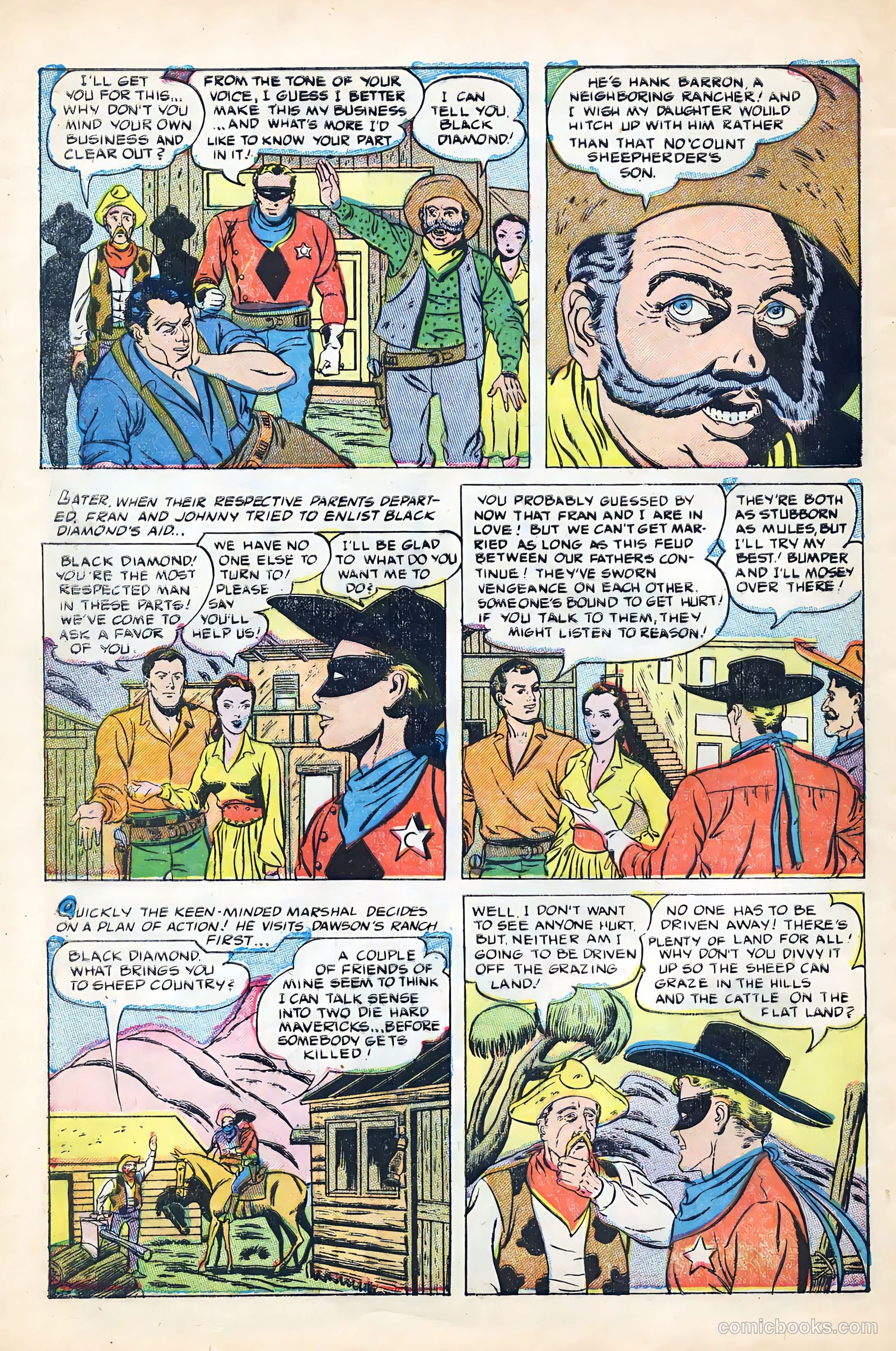 Black Diamond Western #56 (1955) — page 28