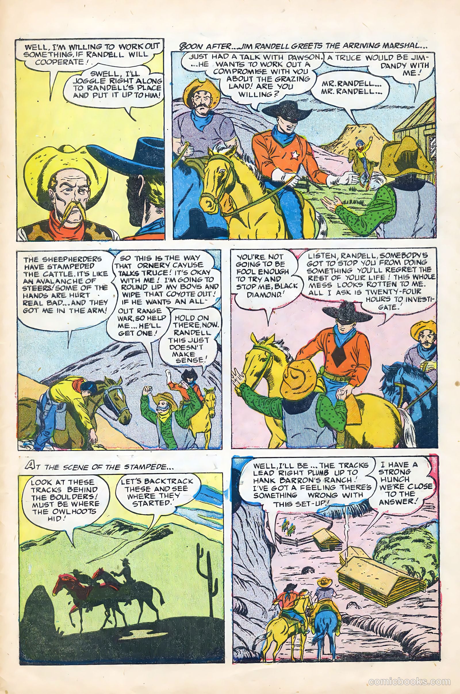 Black Diamond Western #56 (1955) — page 29