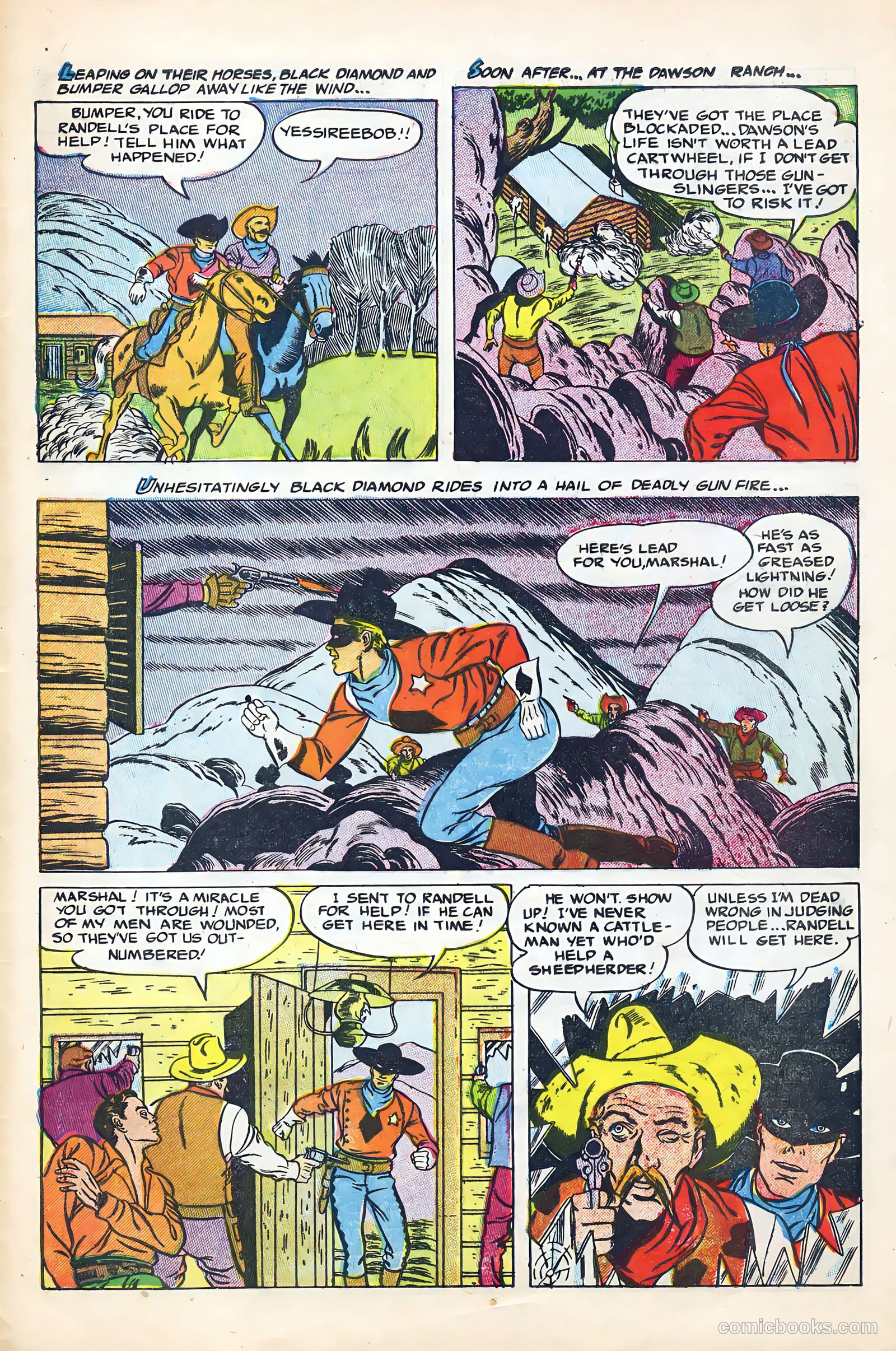 Black Diamond Western #56 (1955) — page 31