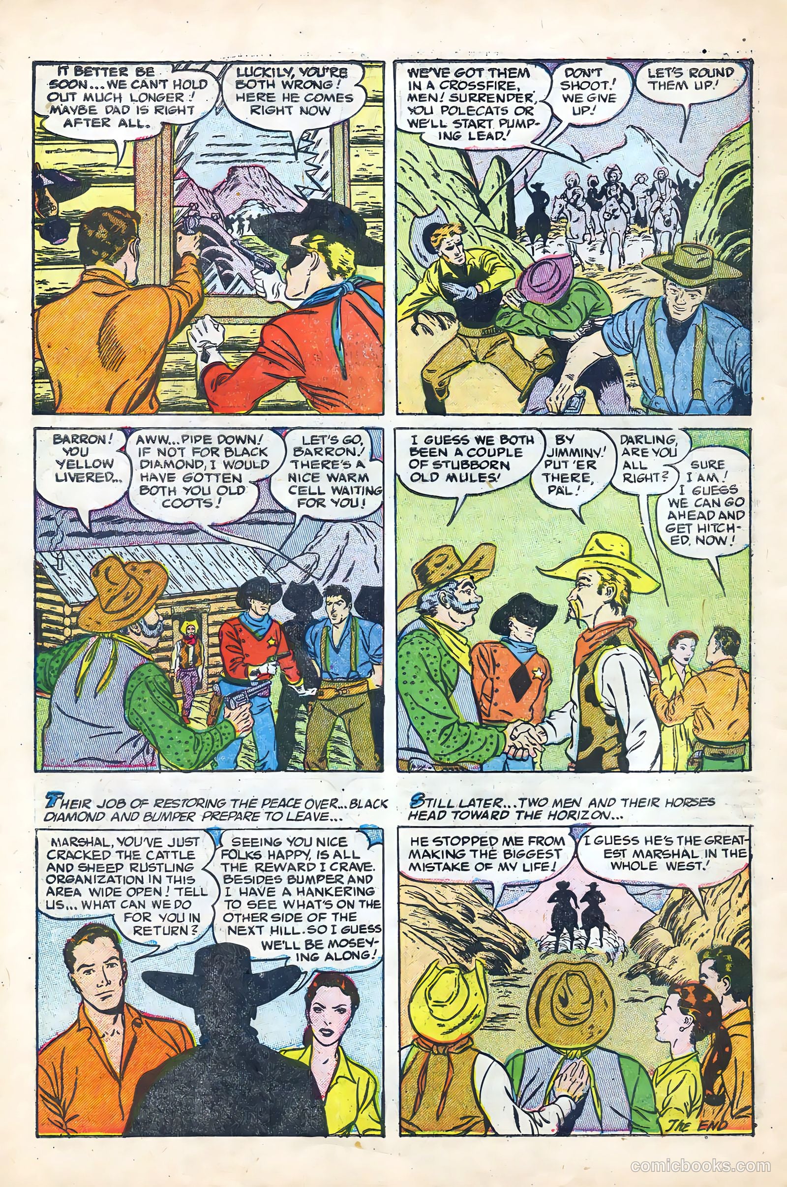 Black Diamond Western #56 (1955) — page 32