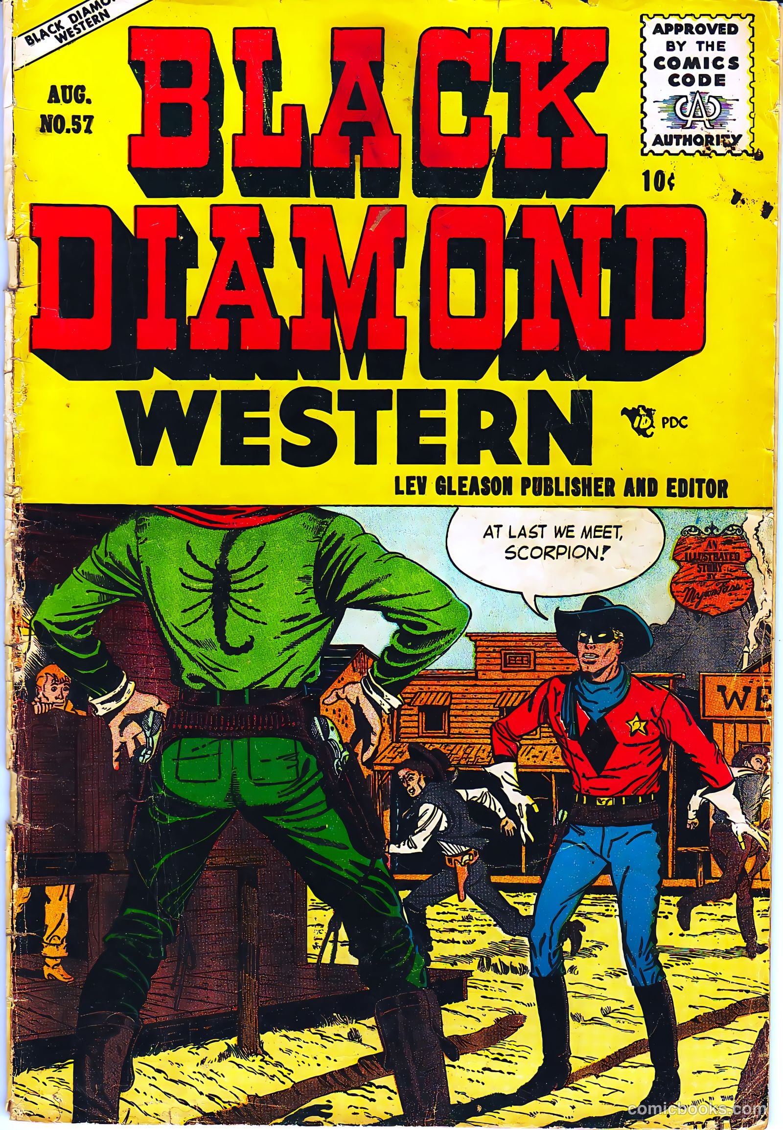 Black Diamond Western #57 (1955) — page 1