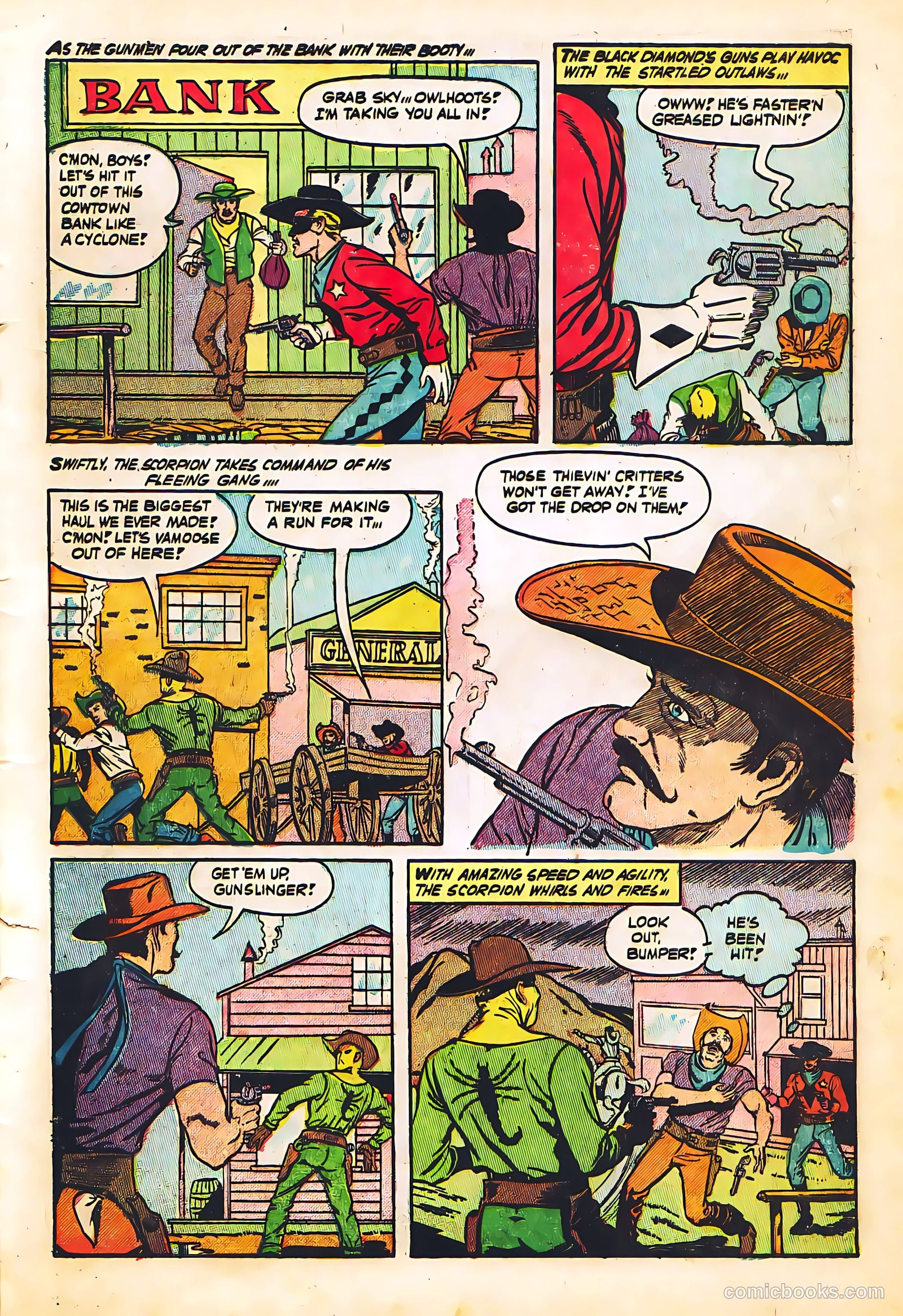 Black Diamond Western #57 (1955) — page 5