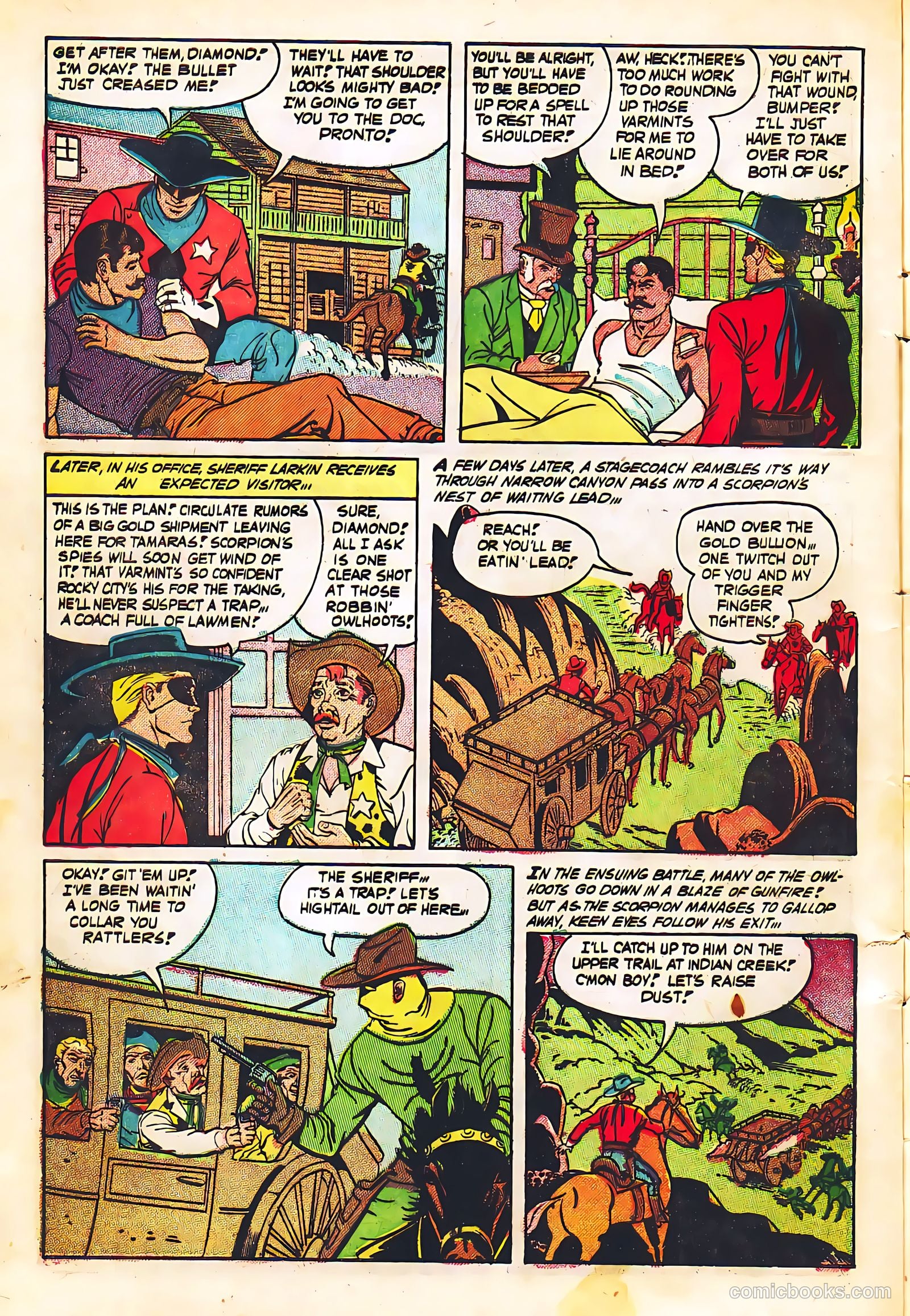 Black Diamond Western #57 (1955) — page 6