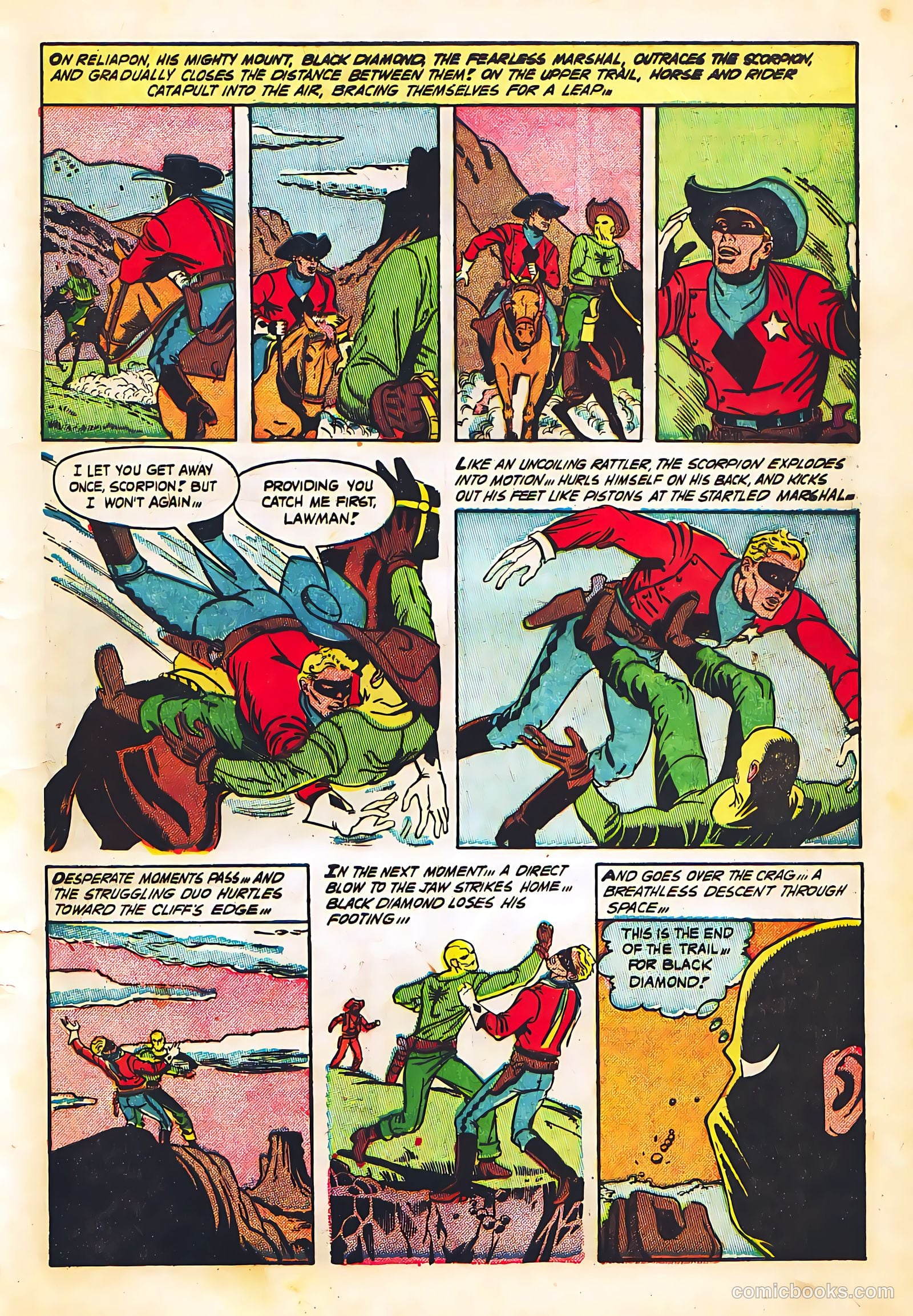 Black Diamond Western #57 (1955) — page 7