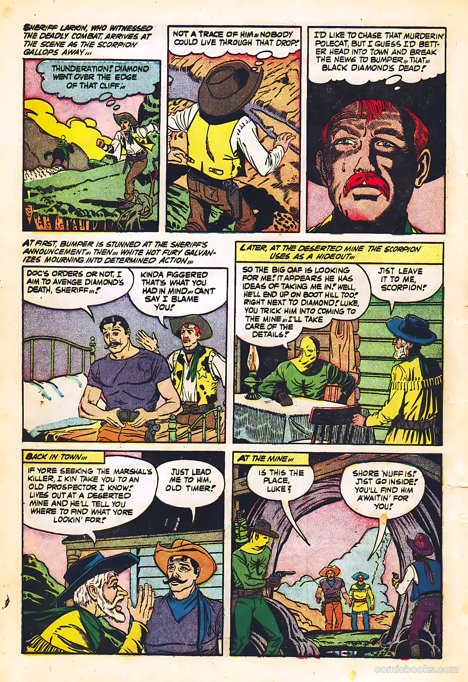 Black Diamond Western #57 (1955) — page 8