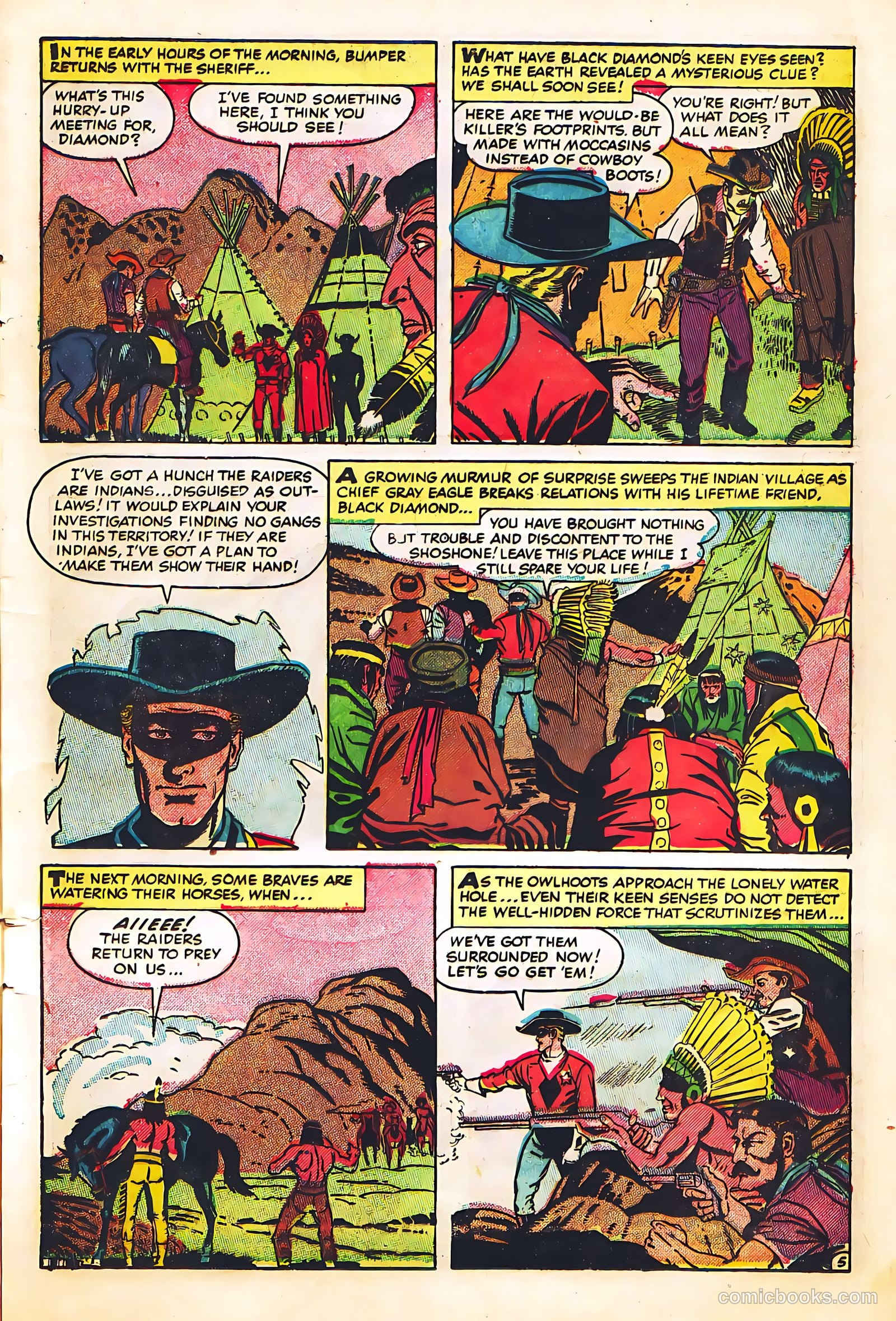 Black Diamond Western #57 (1955) — page 15
