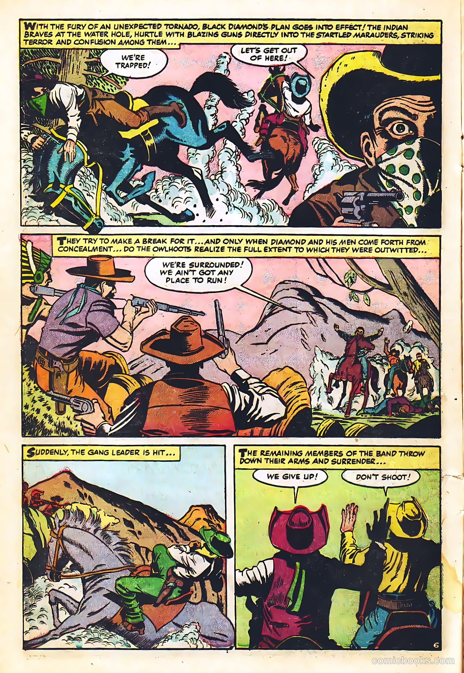 Black Diamond Western #57 (1955) — page 16