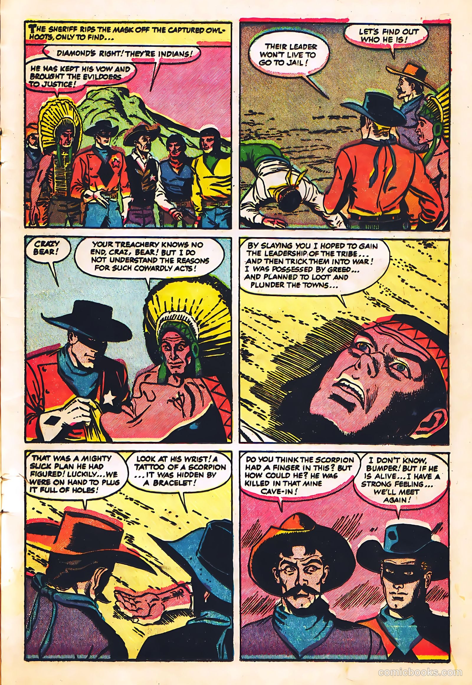 Black Diamond Western #57 (1955) — page 17