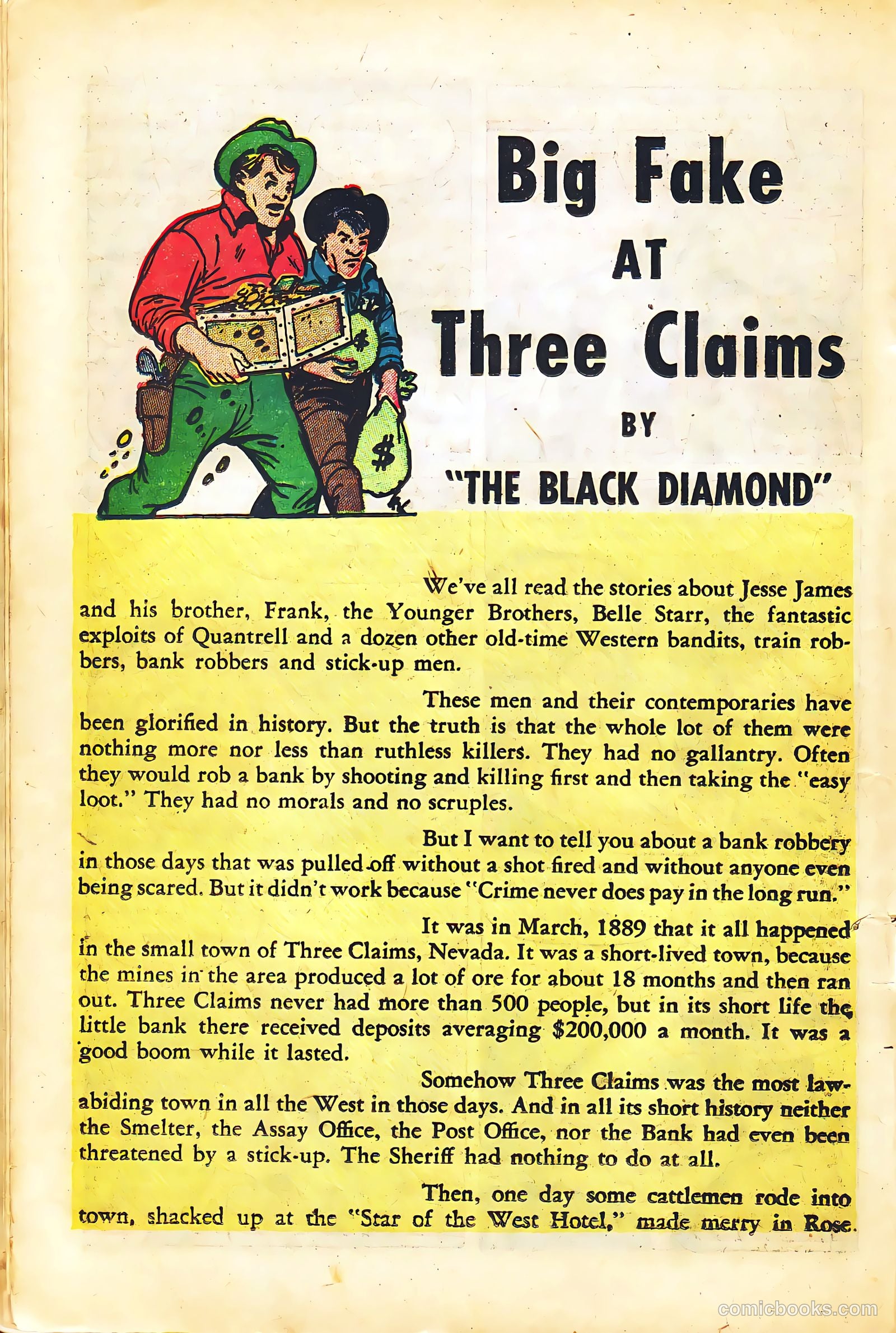 Black Diamond Western #57 (1955) — page 18