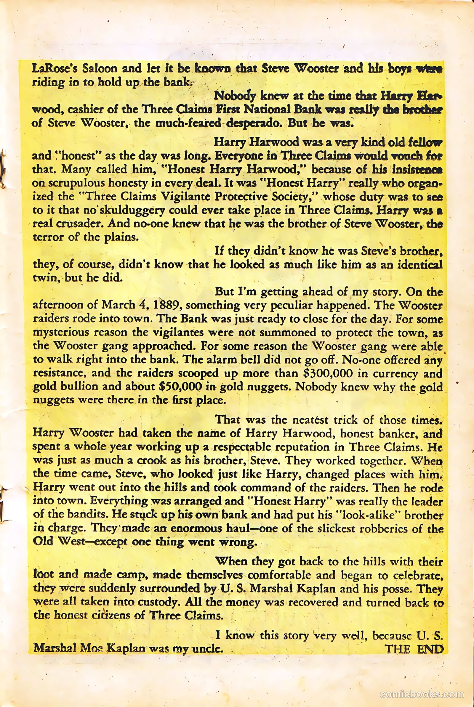 Black Diamond Western #57 (1955) — page 19