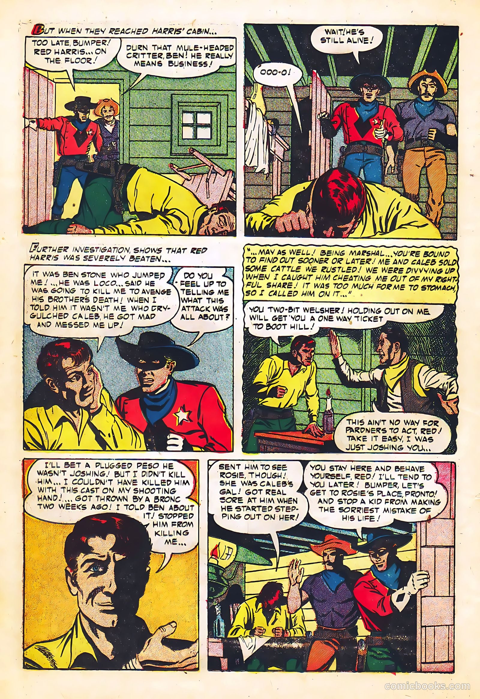 Black Diamond Western #57 (1955) — page 24