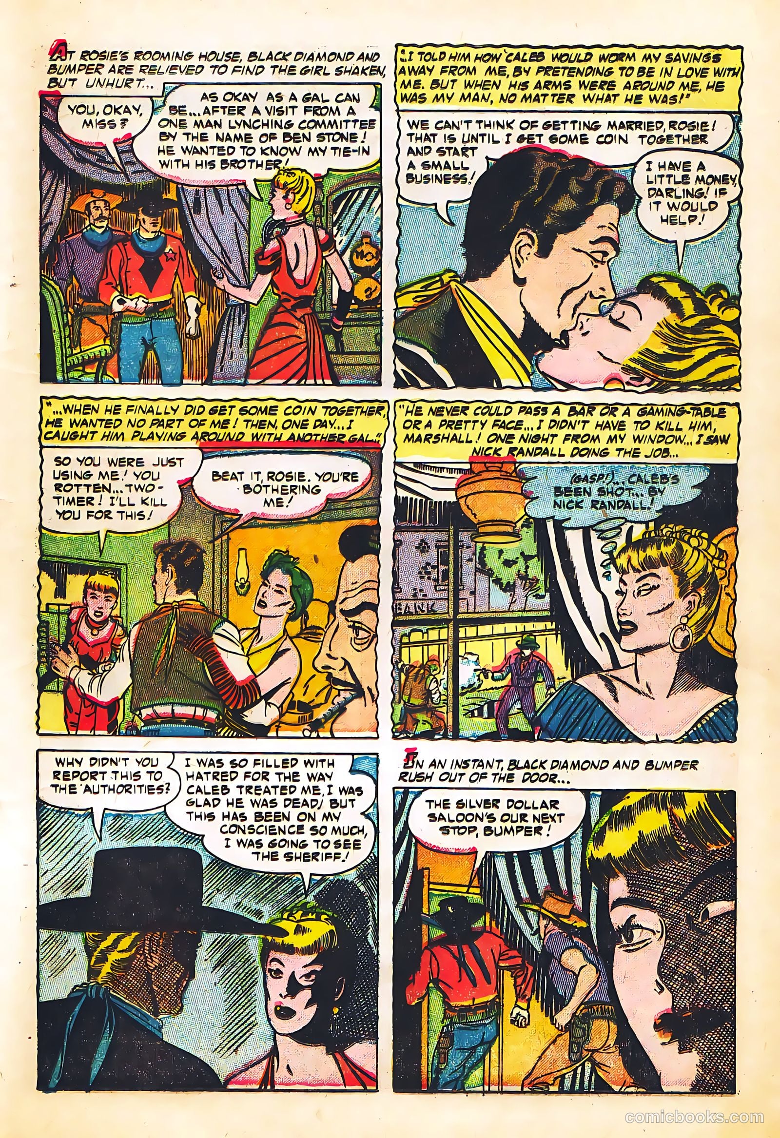 Black Diamond Western #57 (1955) — page 25