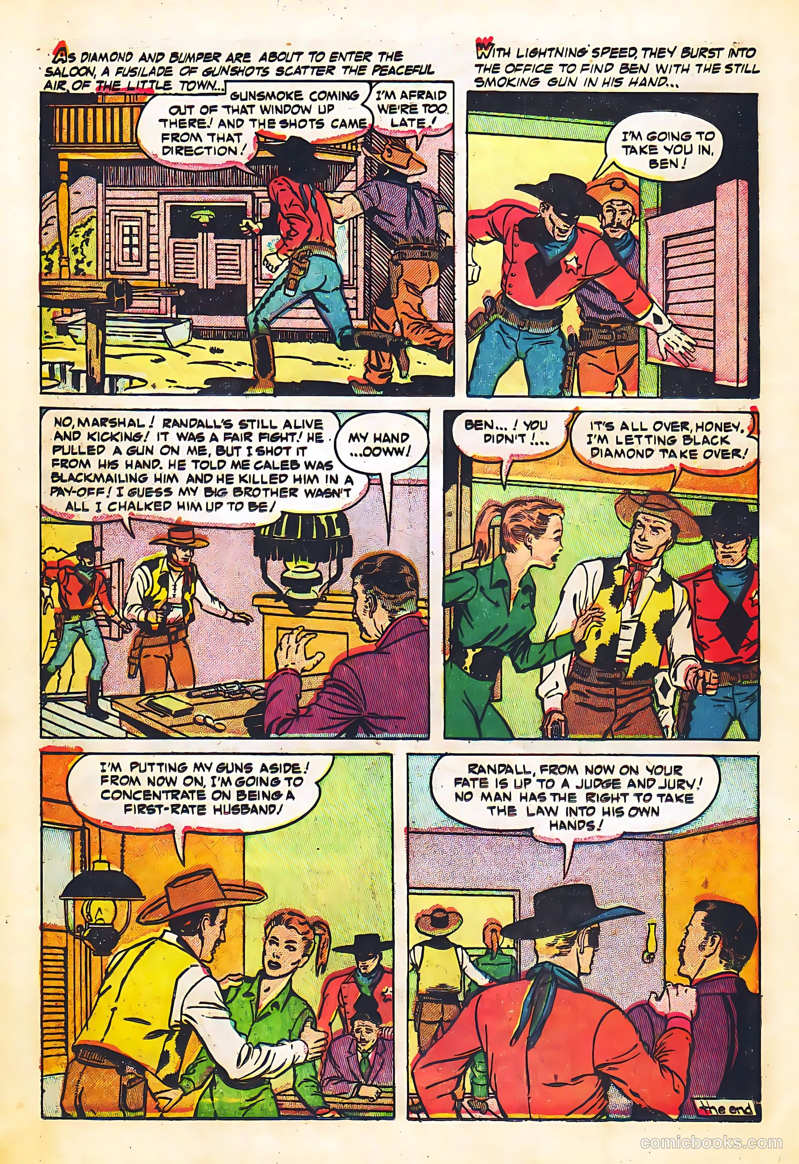 Black Diamond Western #57 (1955) — page 26