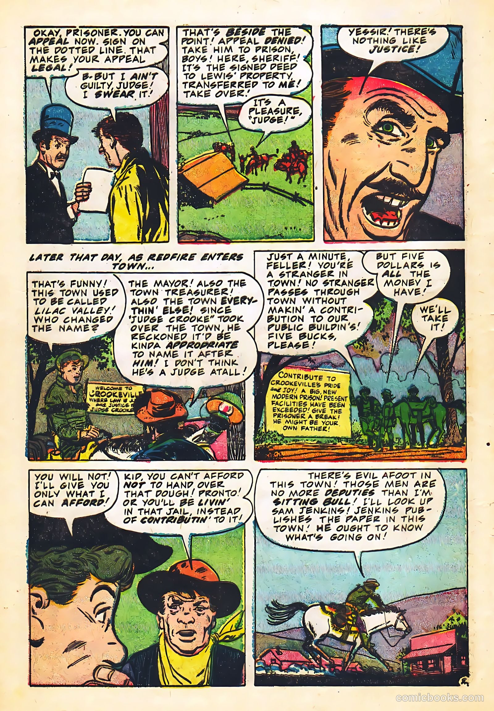 Black Diamond Western #57 (1955) — page 28