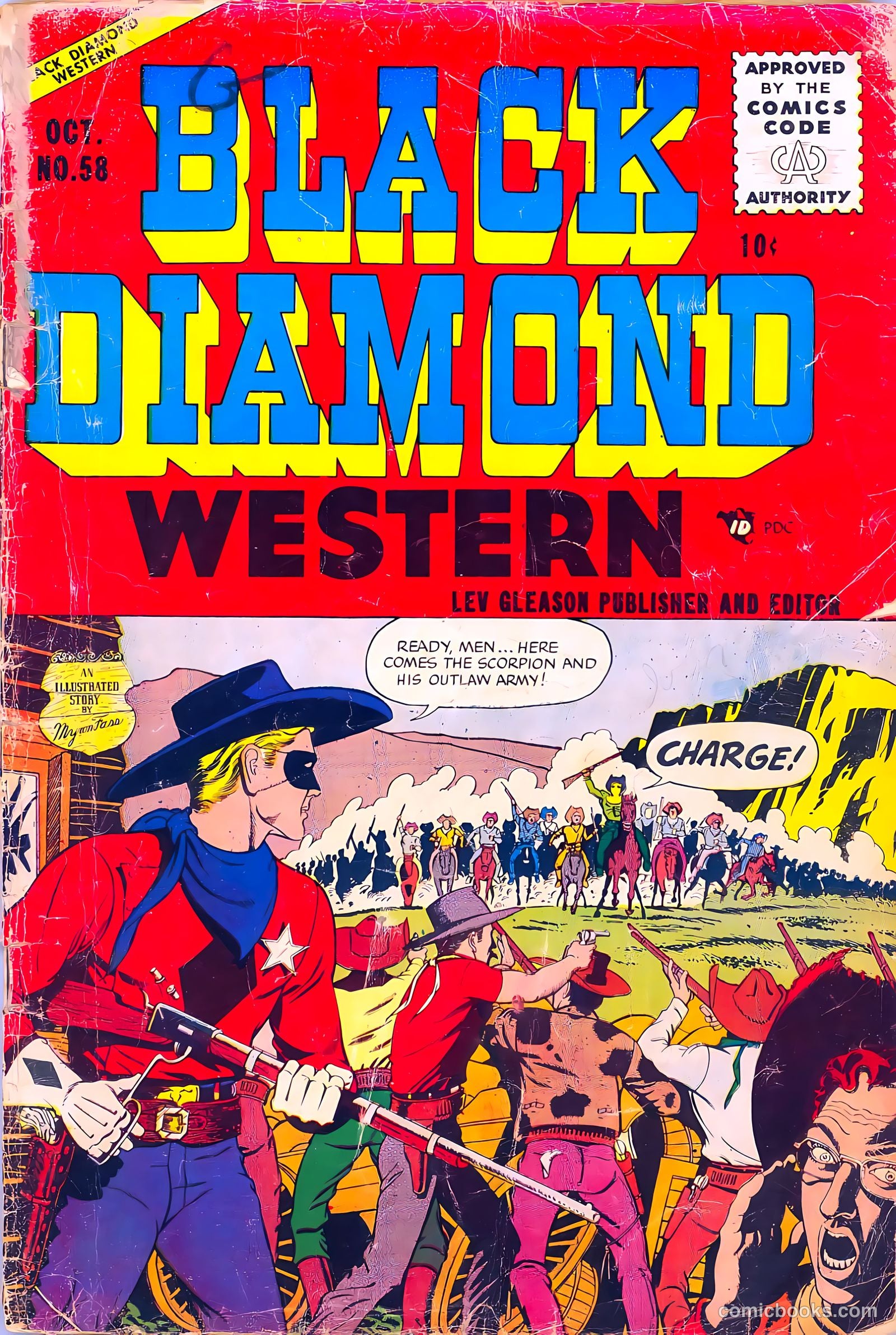 Black Diamond Western #58 (1955) — page 1