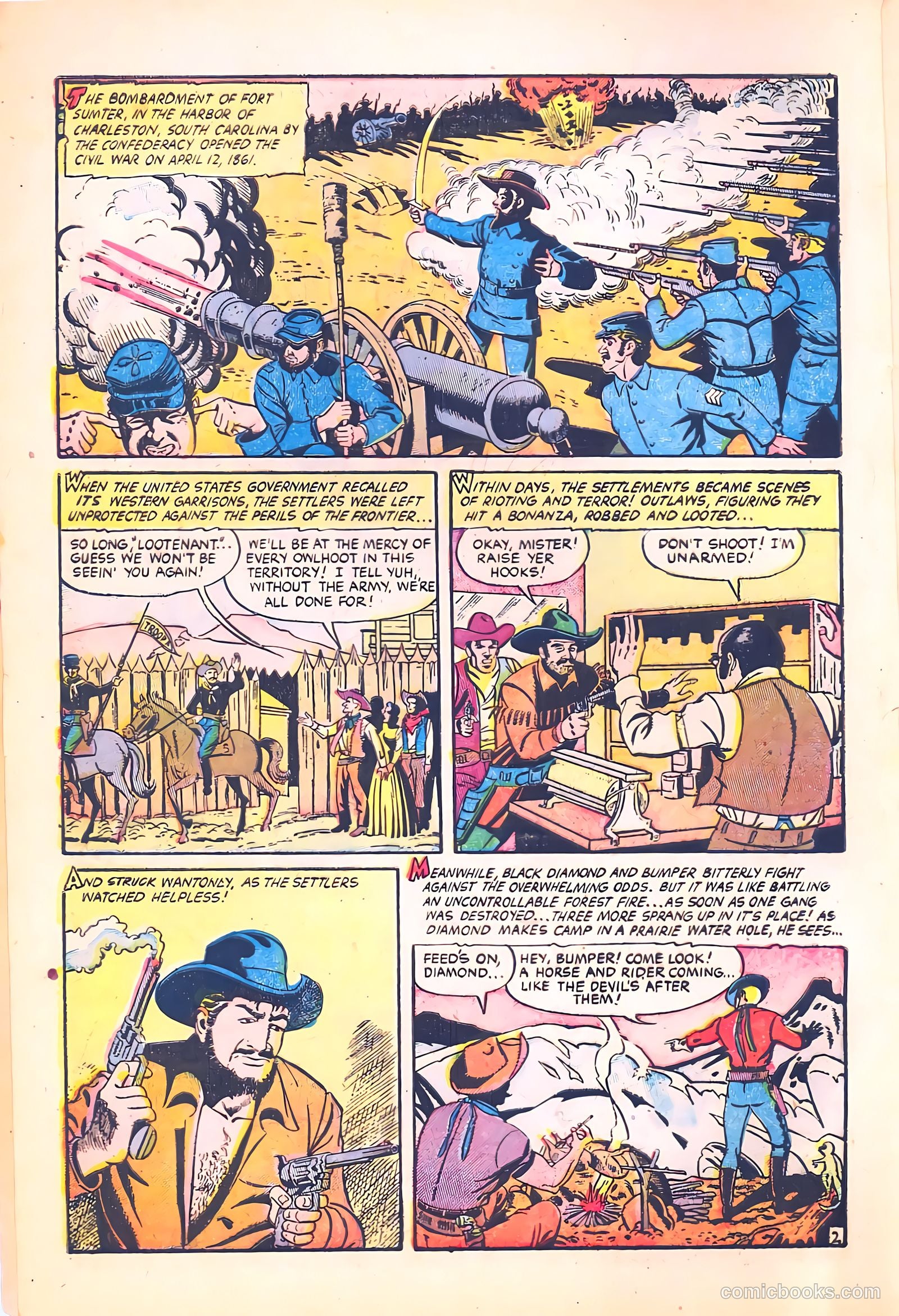 Black Diamond Western #58 (1955) — page 4