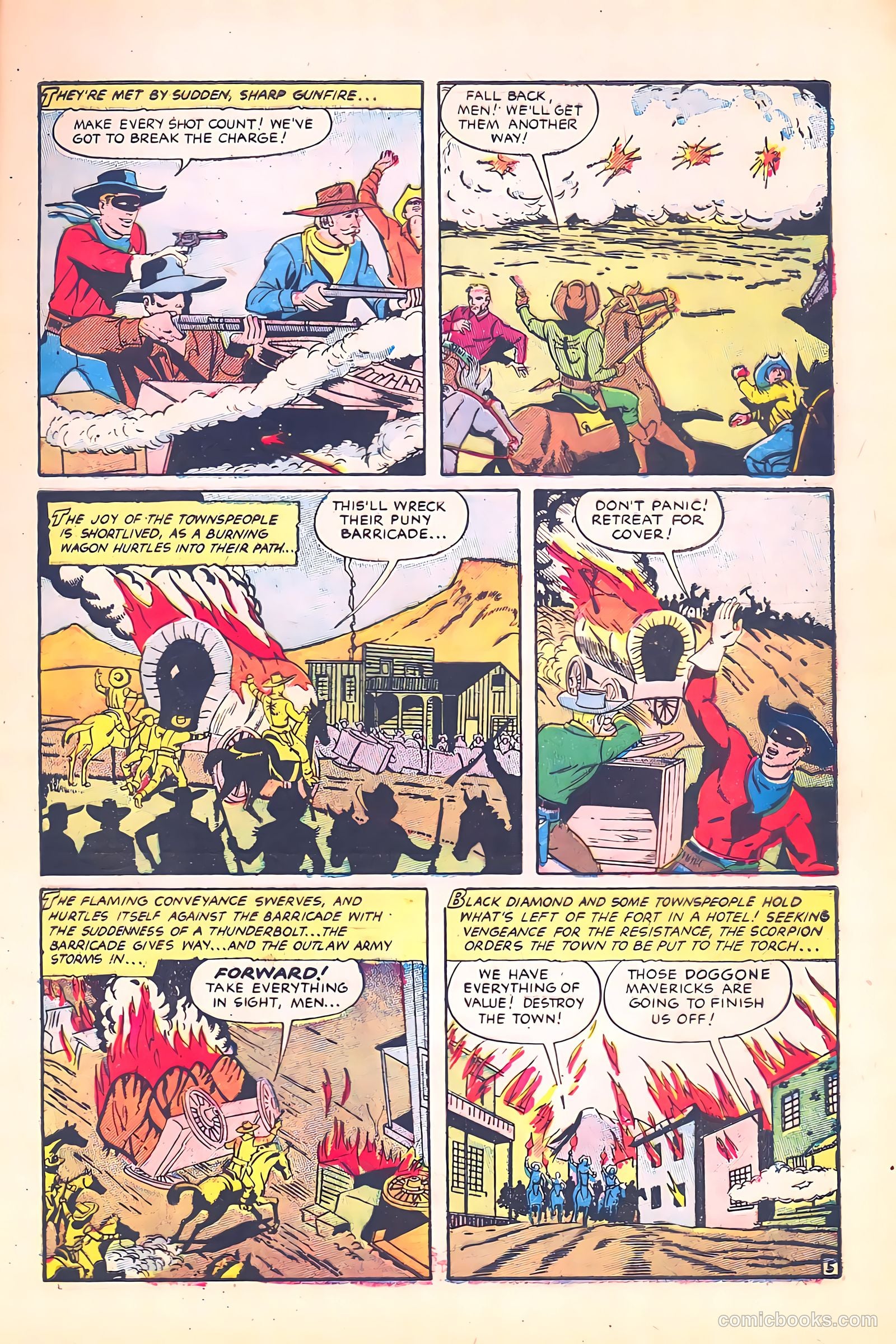 Black Diamond Western #58 (1955) — page 7