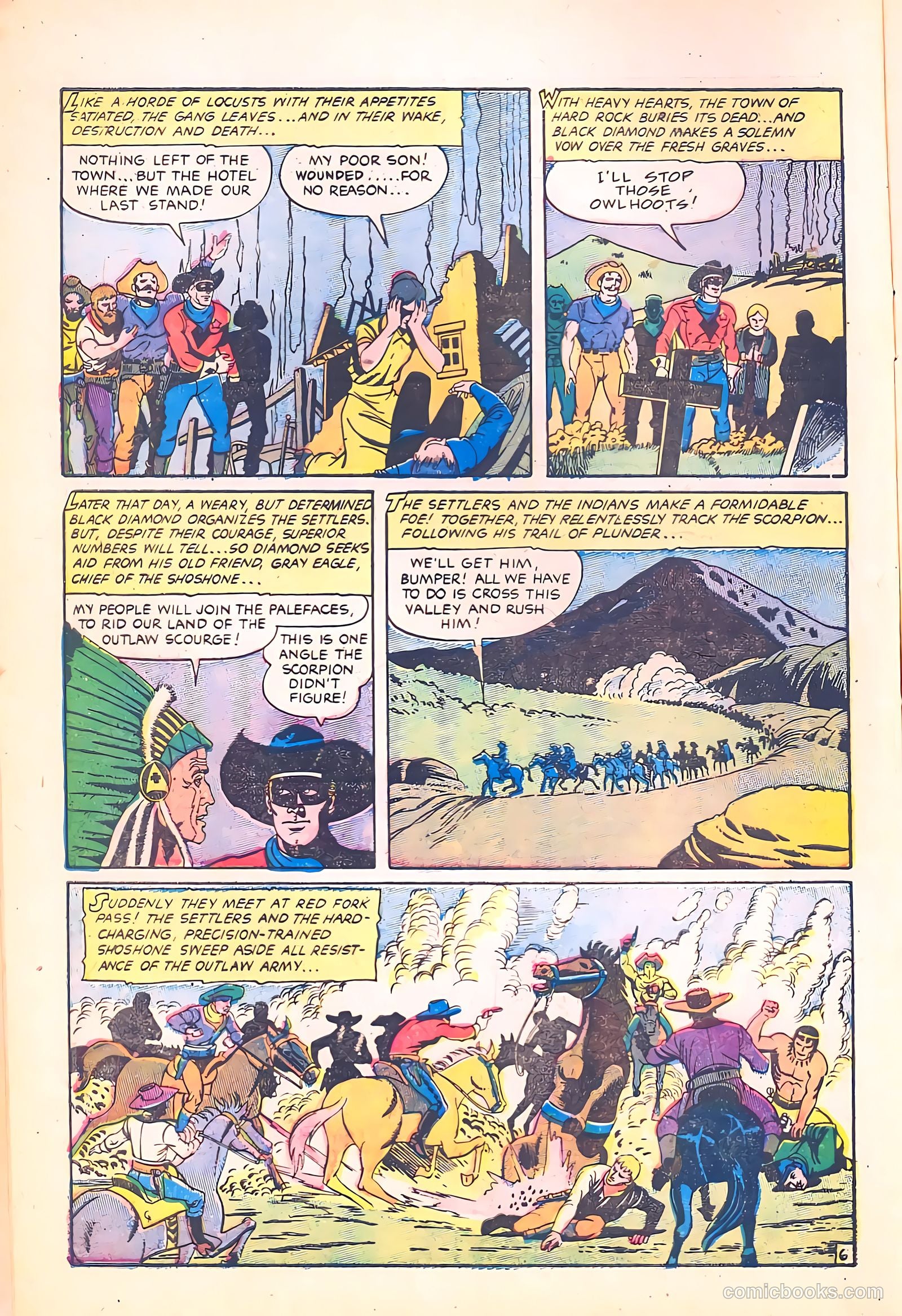 Black Diamond Western #58 (1955) — page 8