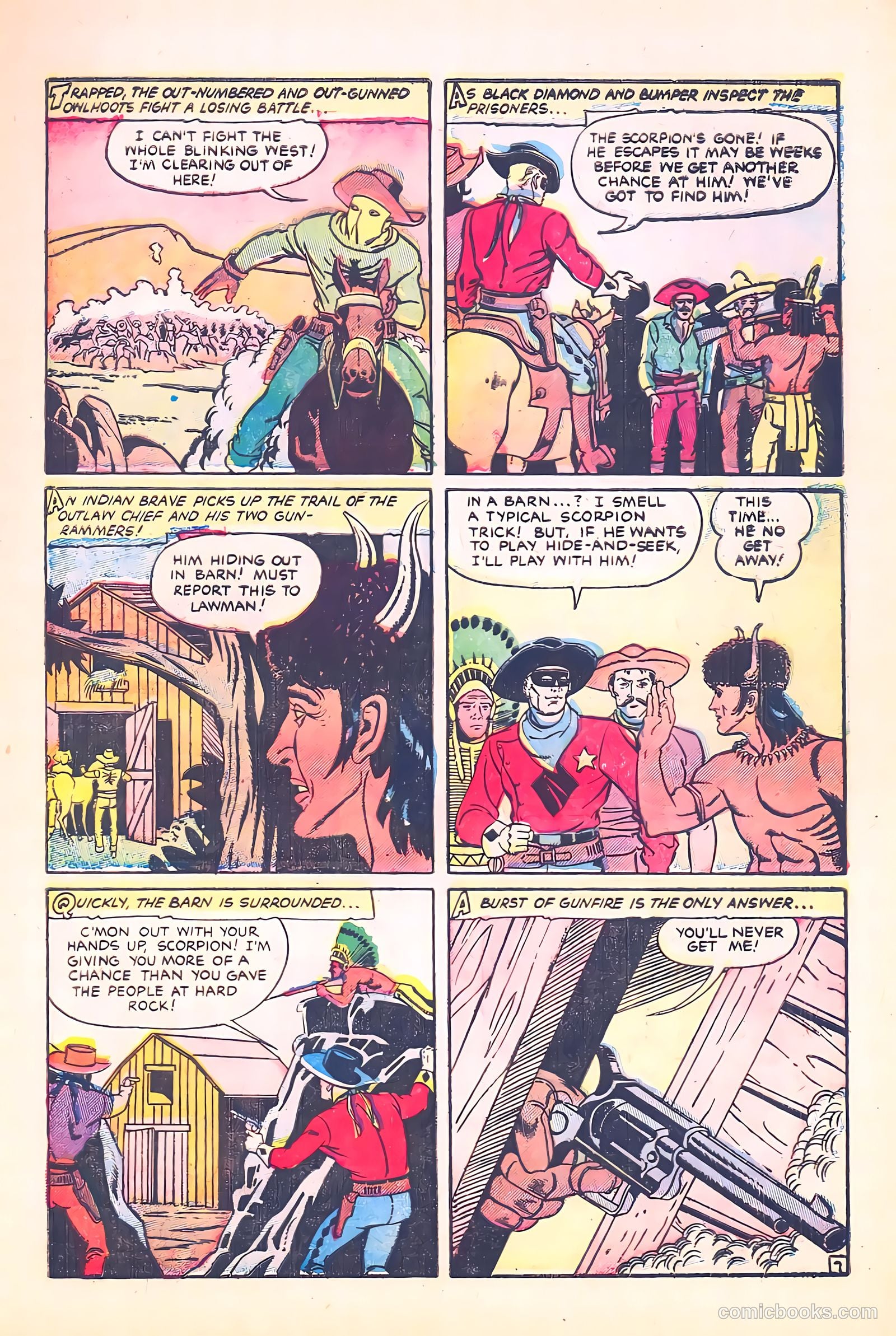 Black Diamond Western #58 (1955) — page 9