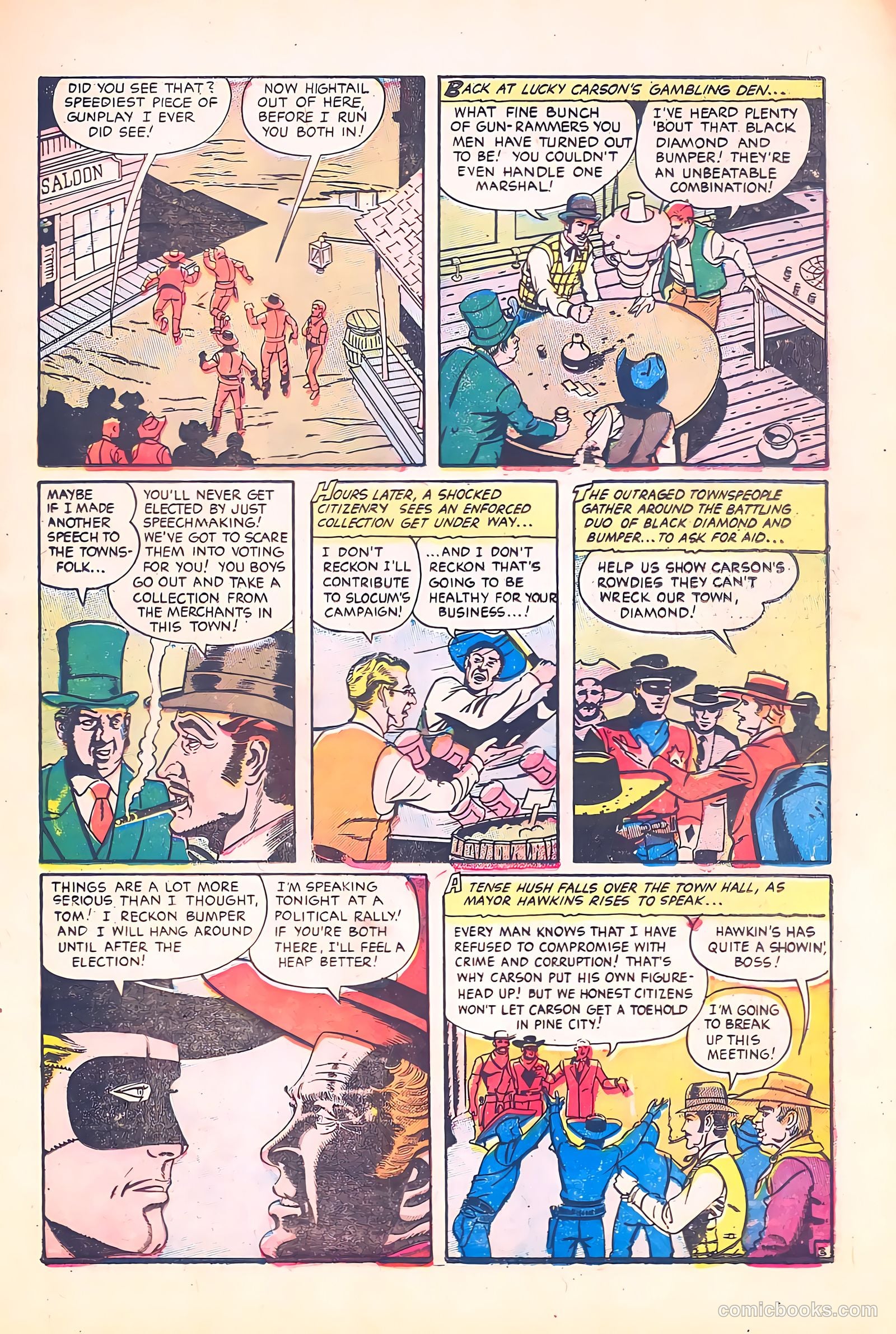 Black Diamond Western #58 (1955) — page 13