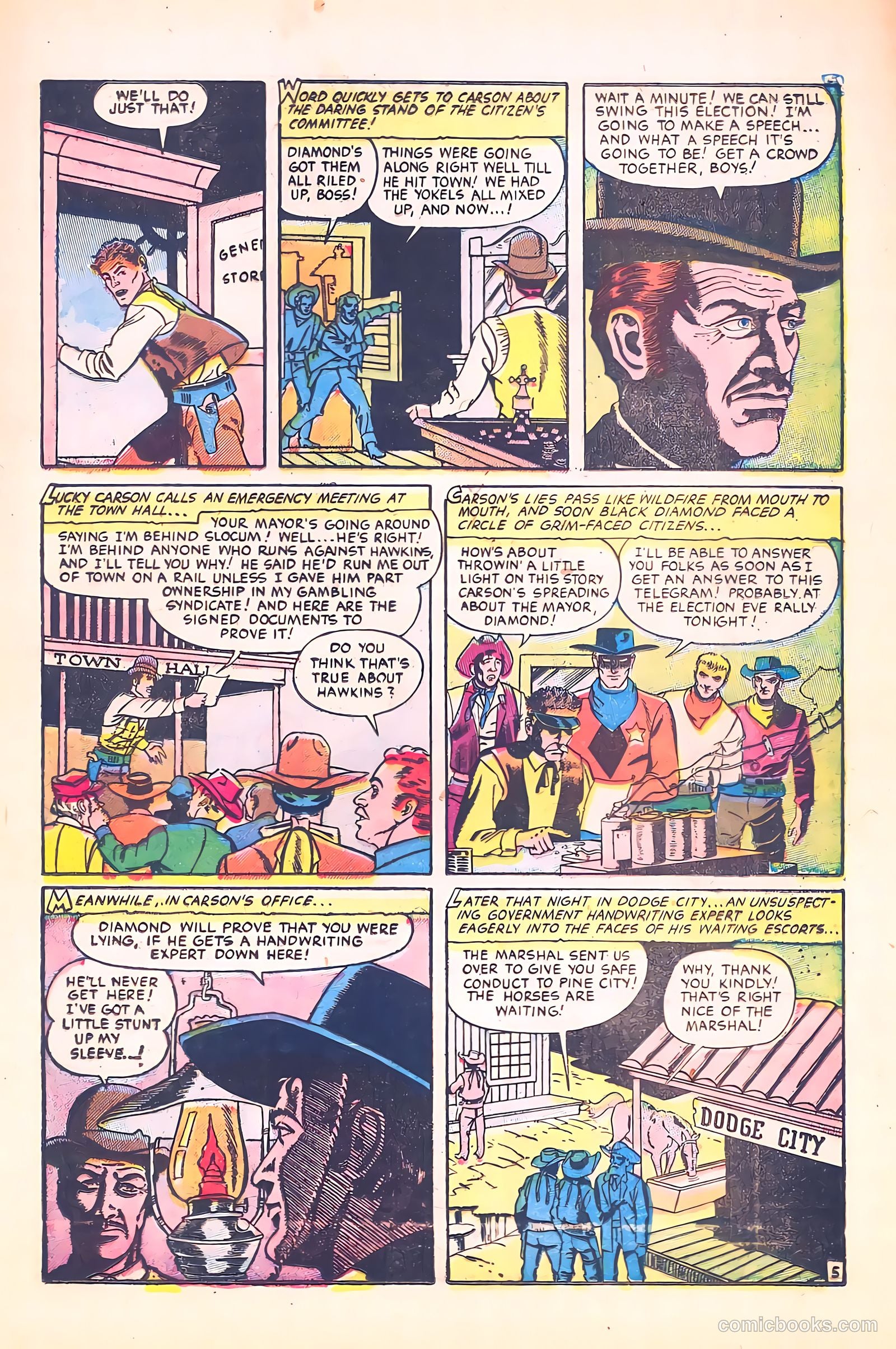 Black Diamond Western #58 (1955) — page 15