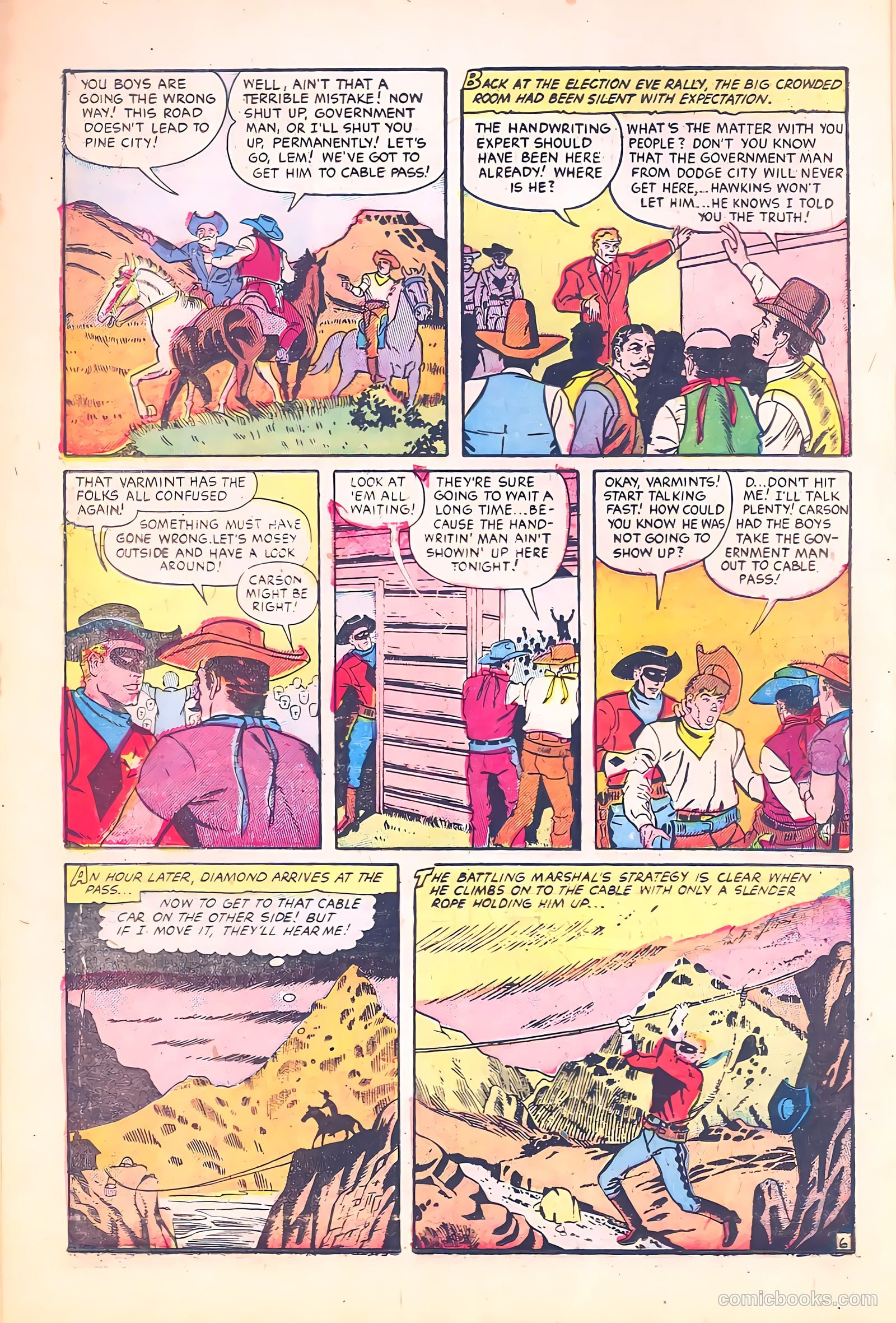 Black Diamond Western #58 (1955) — page 16