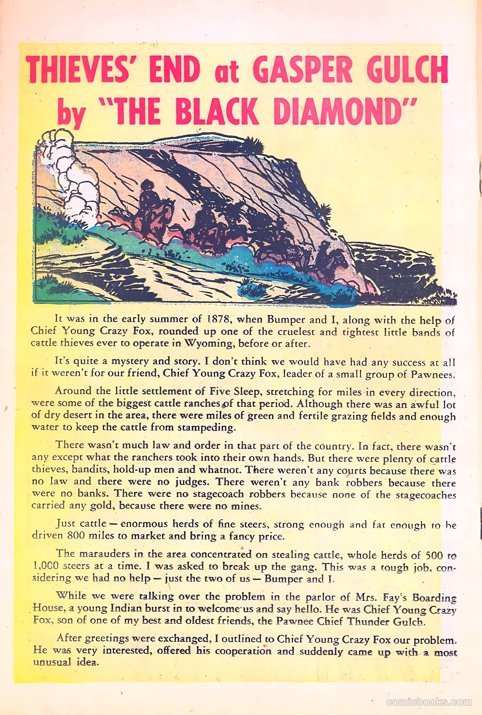 Black Diamond Western #58 (1955) — page 18